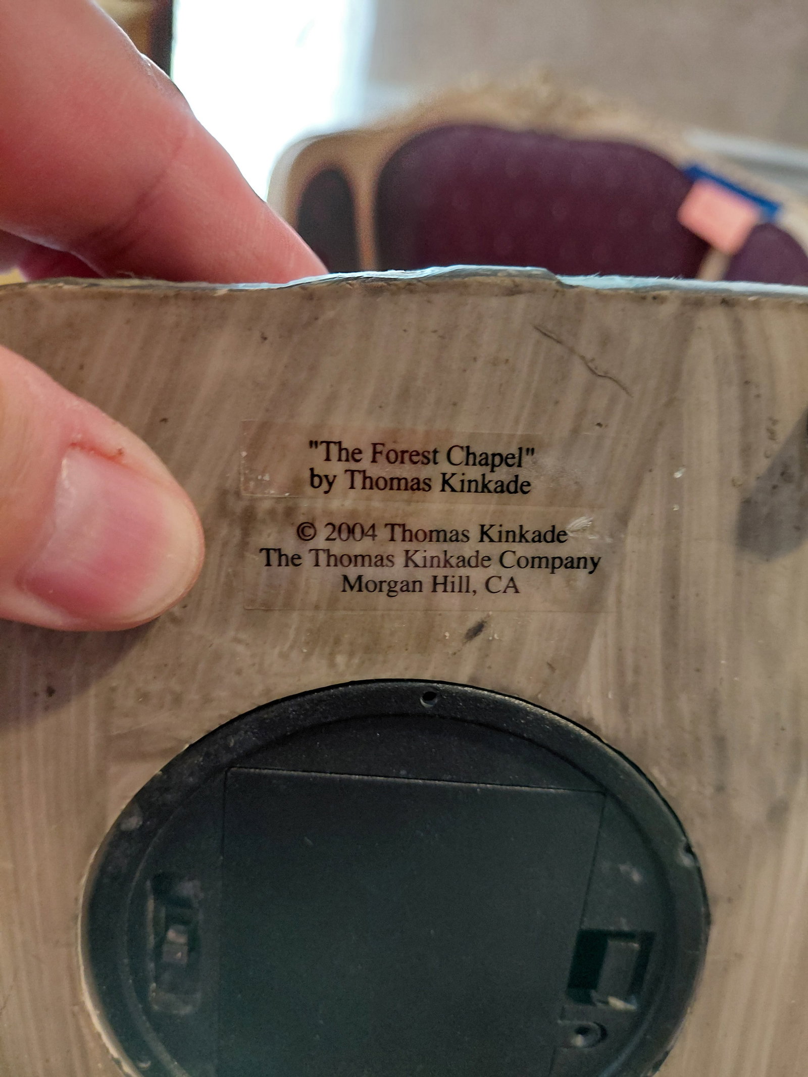 The Forest Chapel by Thomas Kinkade Light Up Figure / Untested - 8