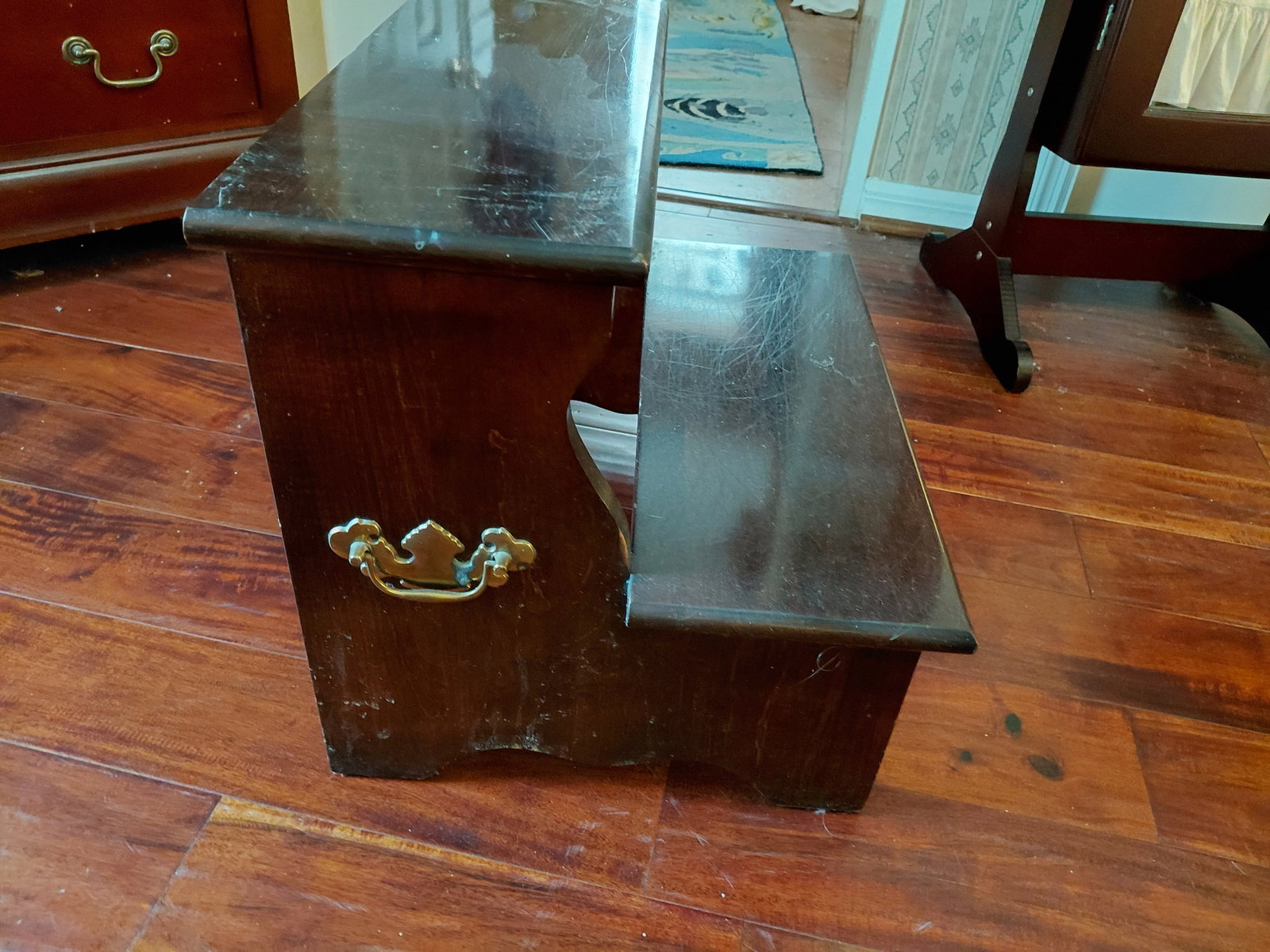 Wood Step Stool For Bed - 4