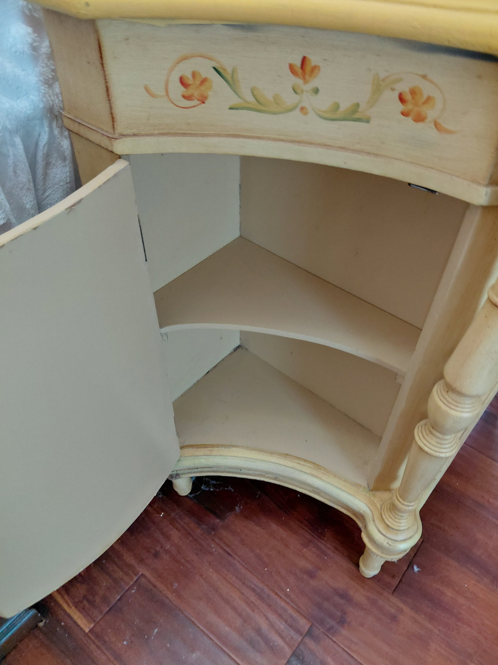 Ornate French Country Entry Cabinet with Curved Doors / Contemporary - 10