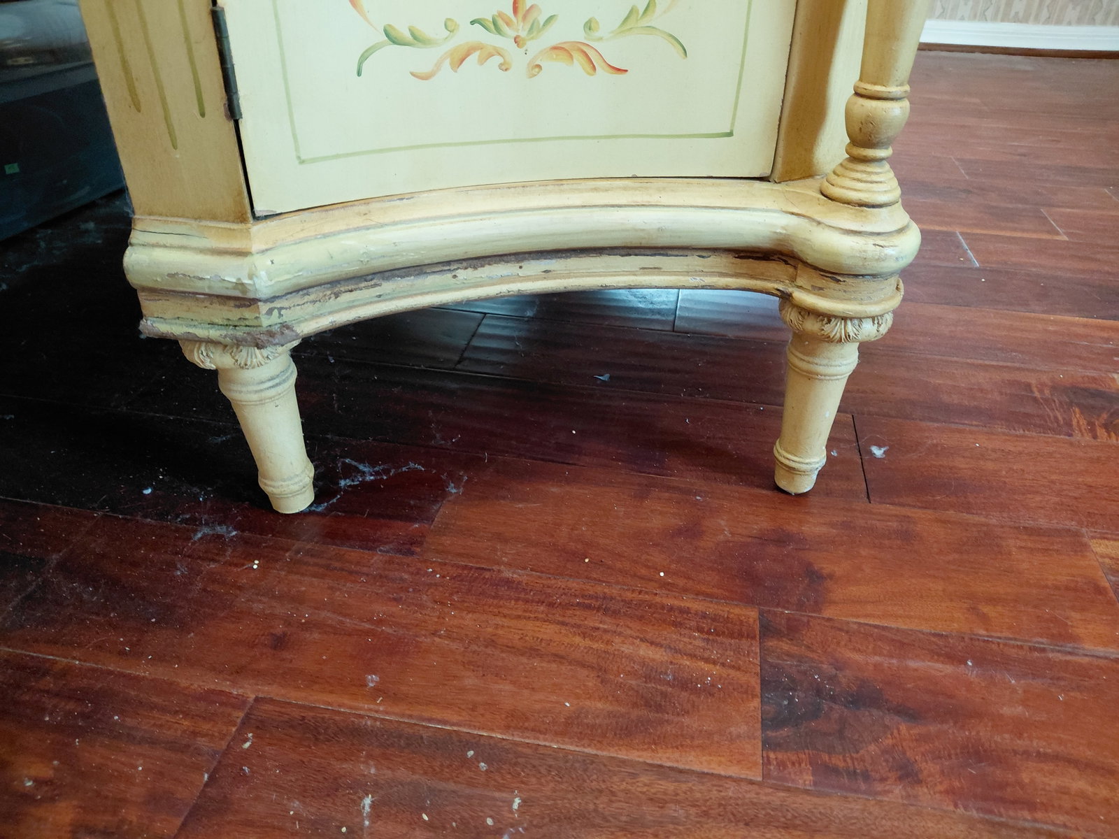 Ornate French Country Entry Cabinet with Curved Doors / Contemporary - 12