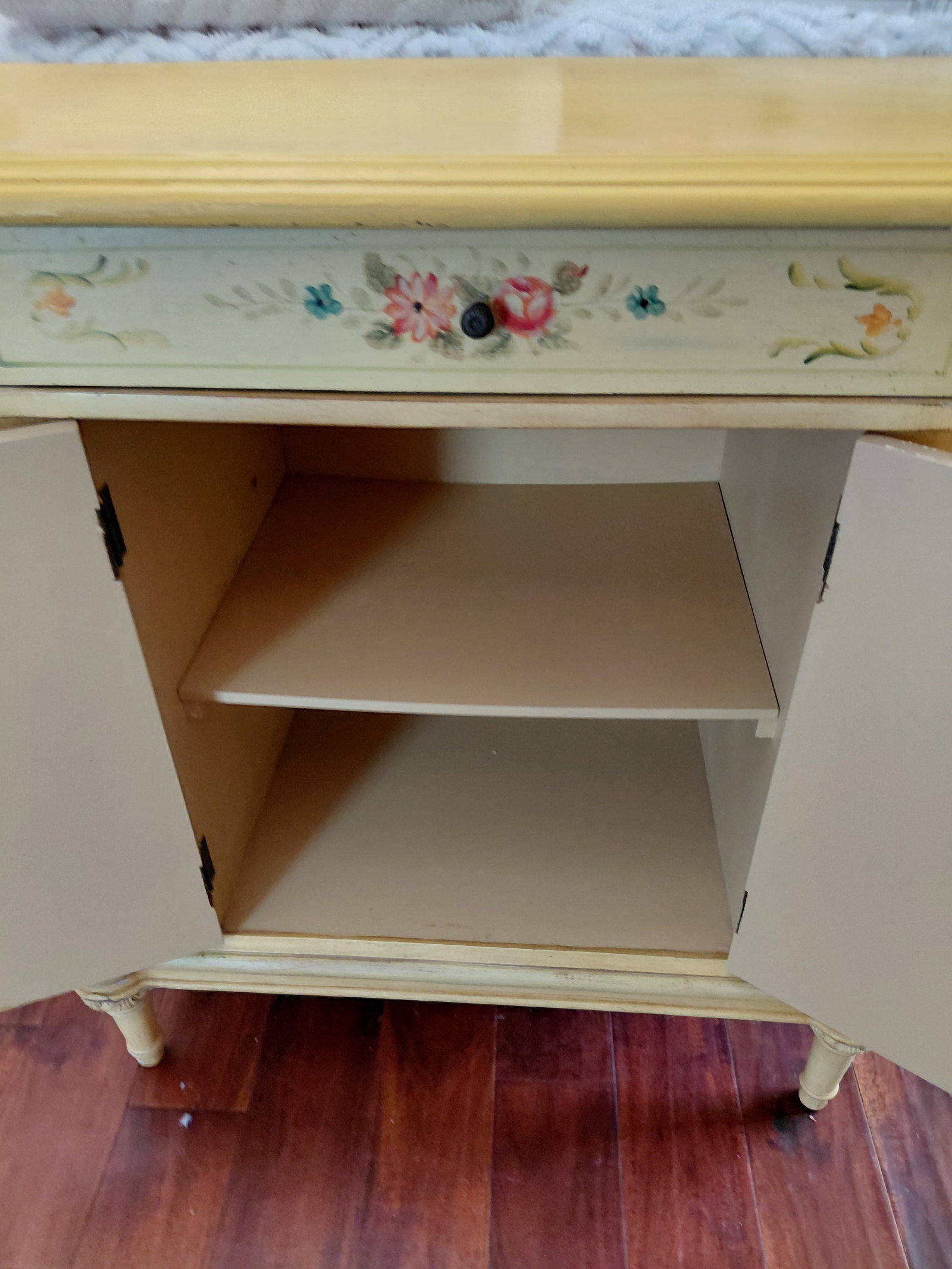 Ornate French Country Entry Cabinet with Curved Doors / Contemporary - 5