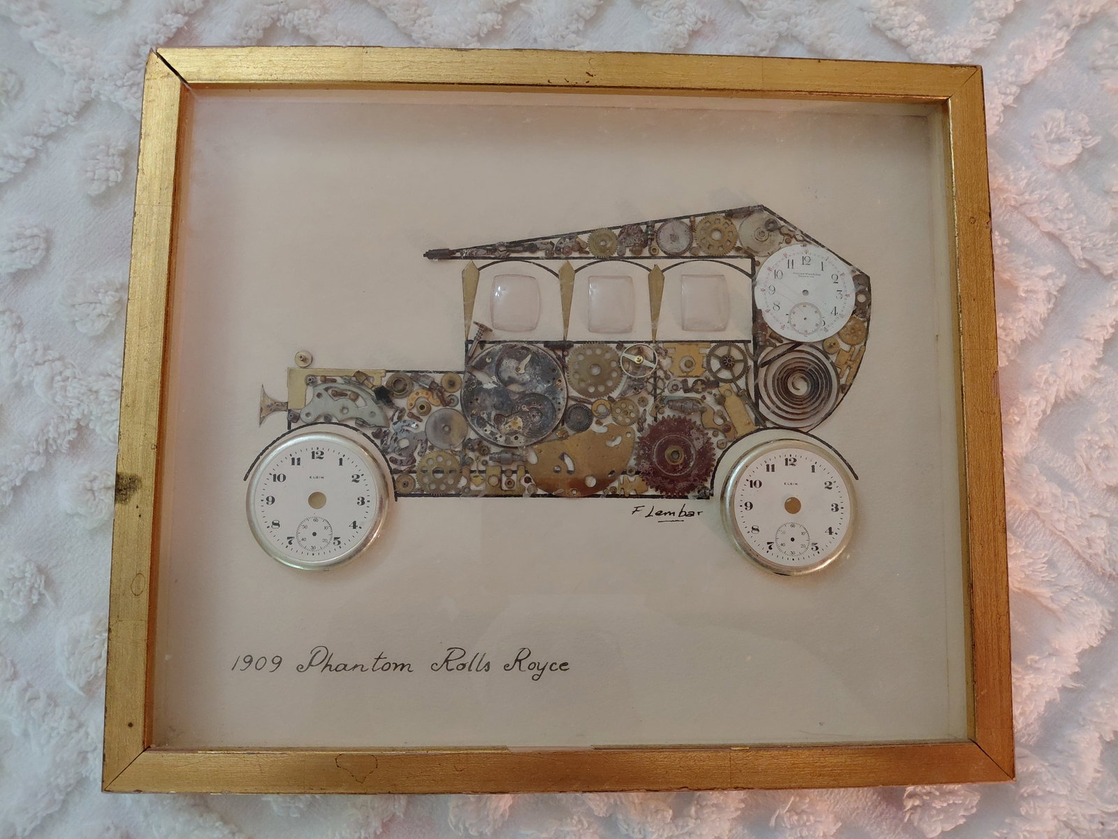 Unique Watch Artwork 1909 Phantom Rolls Royce (1 of 6)