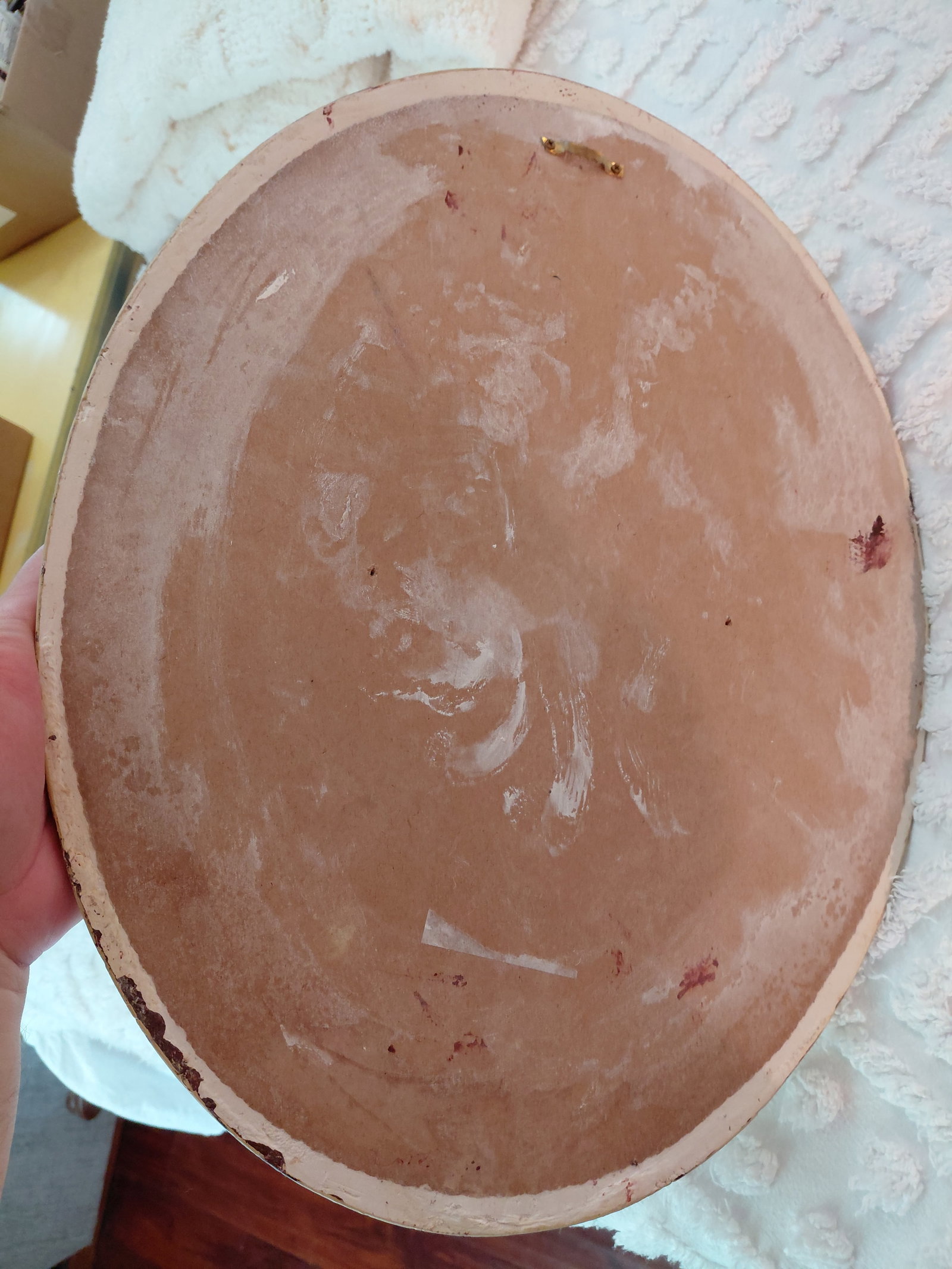 Mid Century Ceramic Domed Wall Art - 6