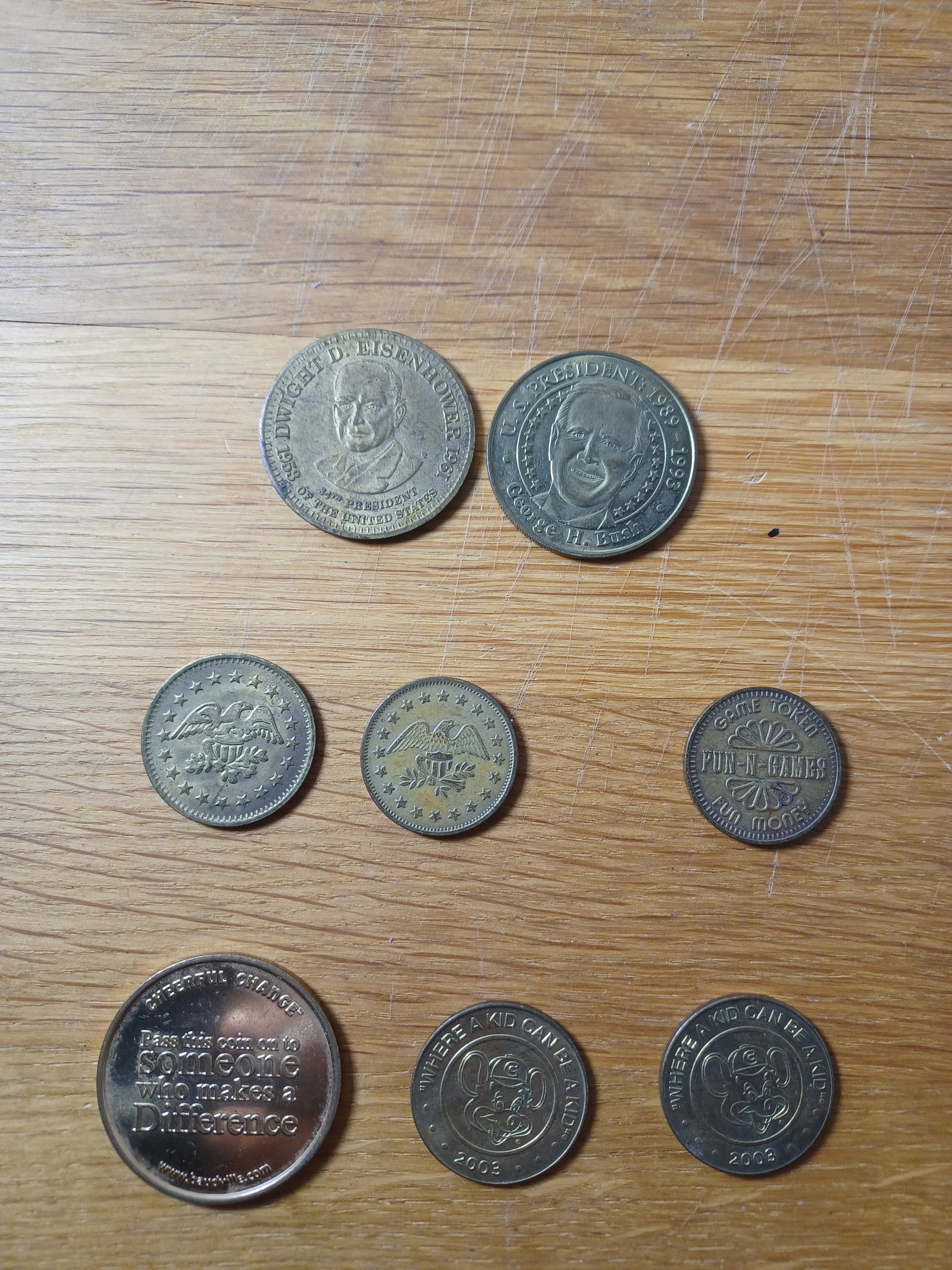 President Coins & Tokens / as seen: President Coins & Tokens / as seen