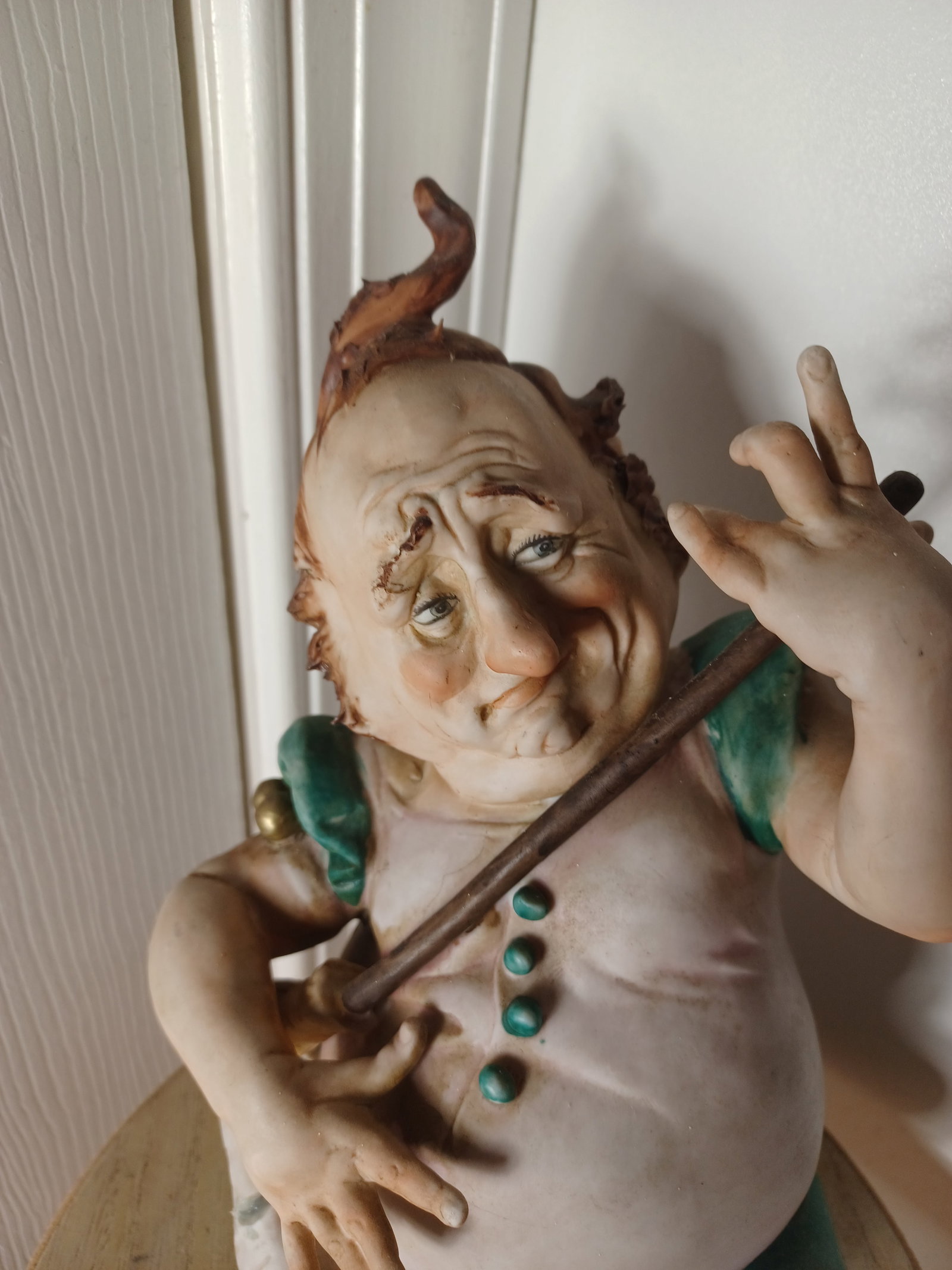 Vintage Capodimonte Giuseppe Cappe Figure / Condition Issue as seen - 3