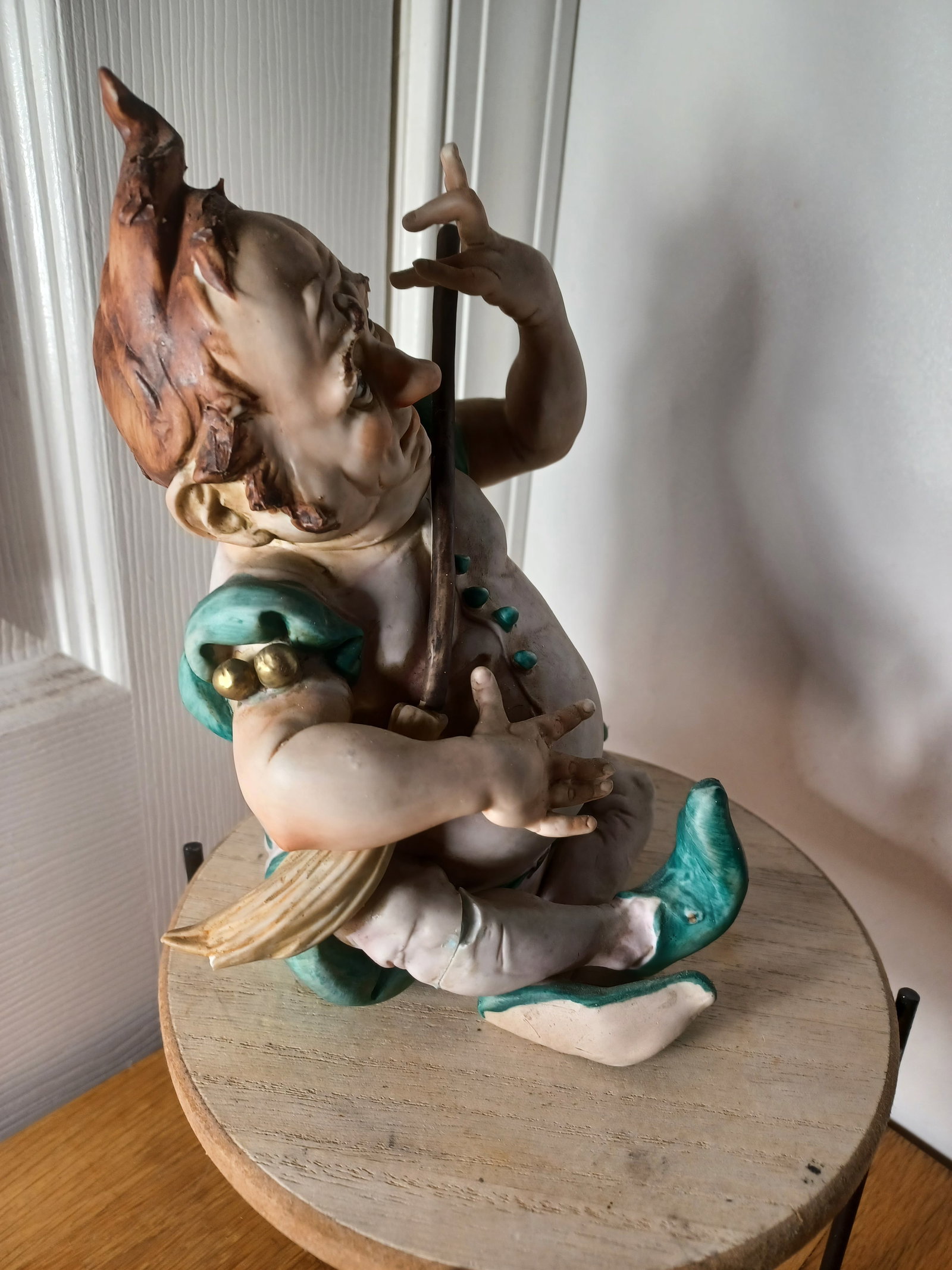 Vintage Capodimonte Giuseppe Cappe Figure / Condition Issue as seen - 8