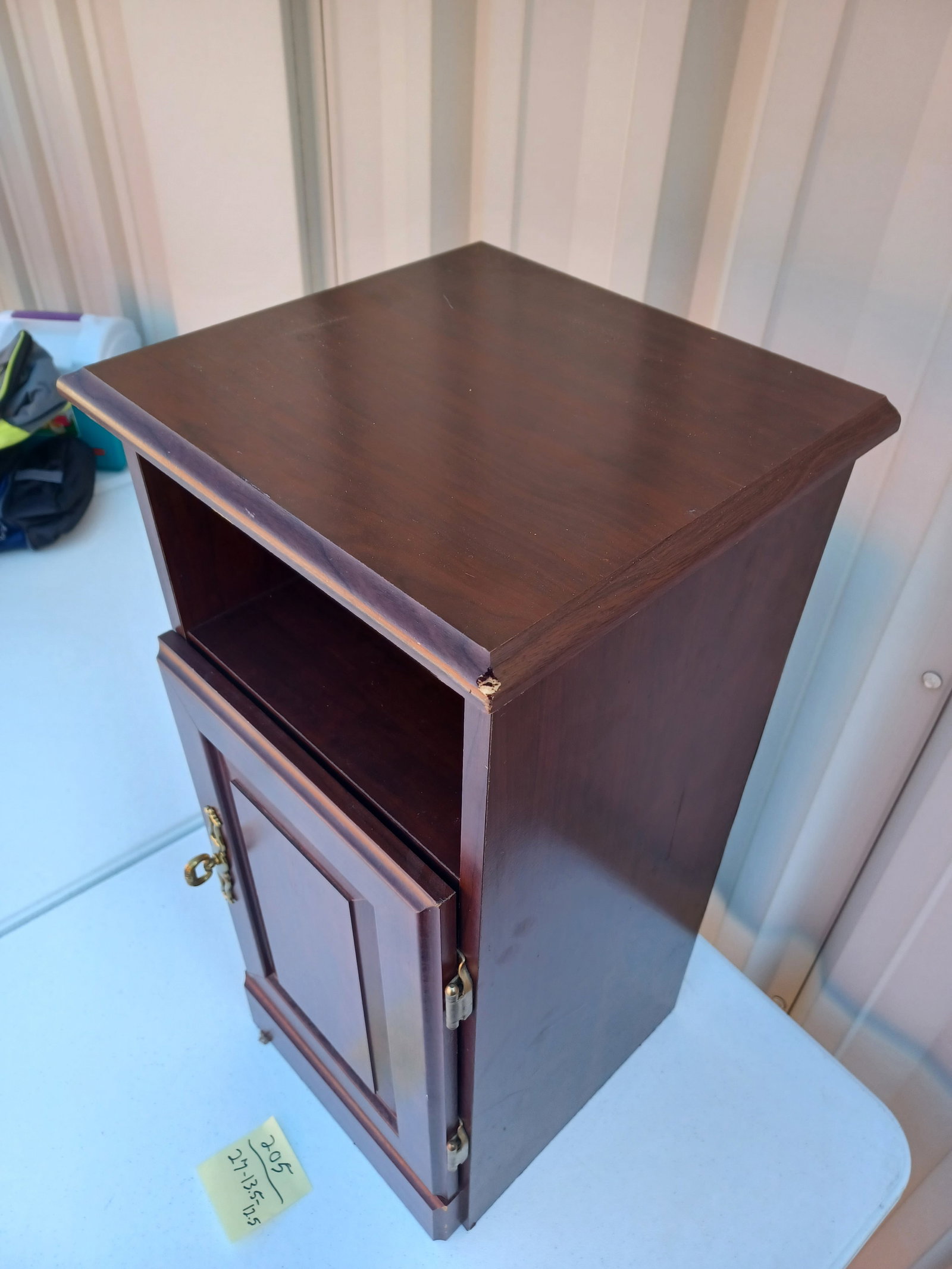 Mahogany Finish Night Stand - 2