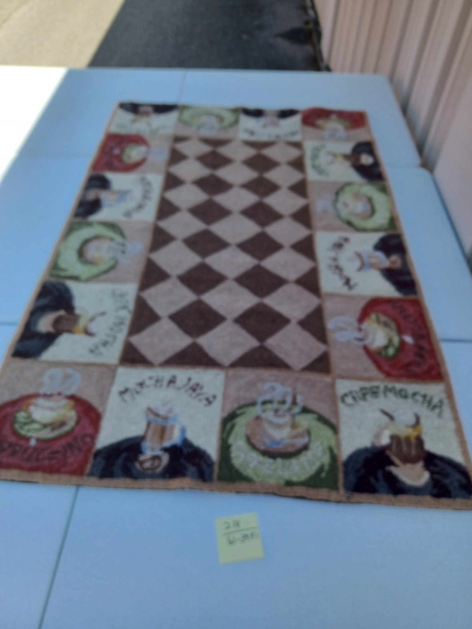 Coffee Themed Area Rug: Coffee Themed Area Rug