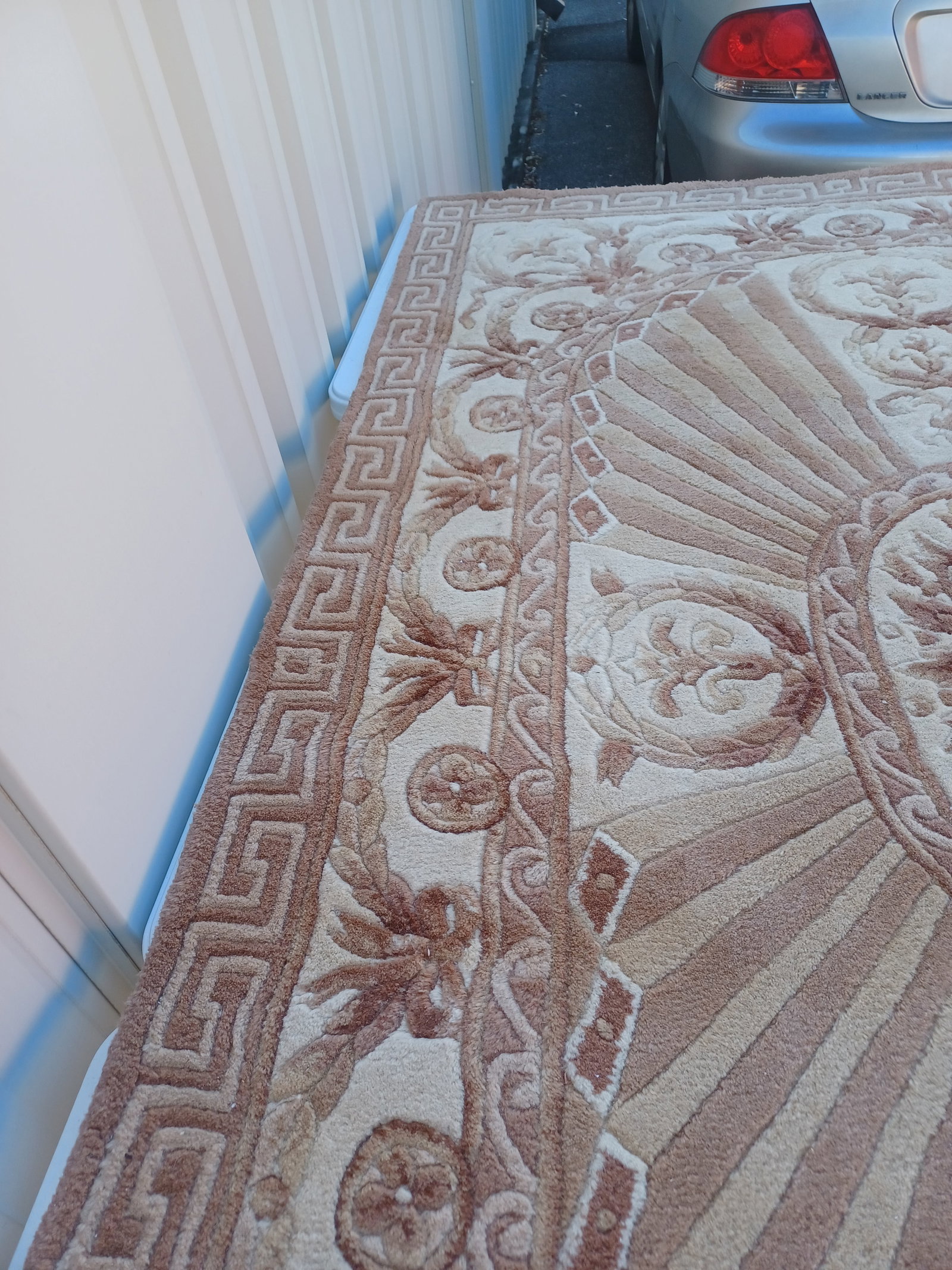 Beautiful Wool Sculpted Area Rug - 13