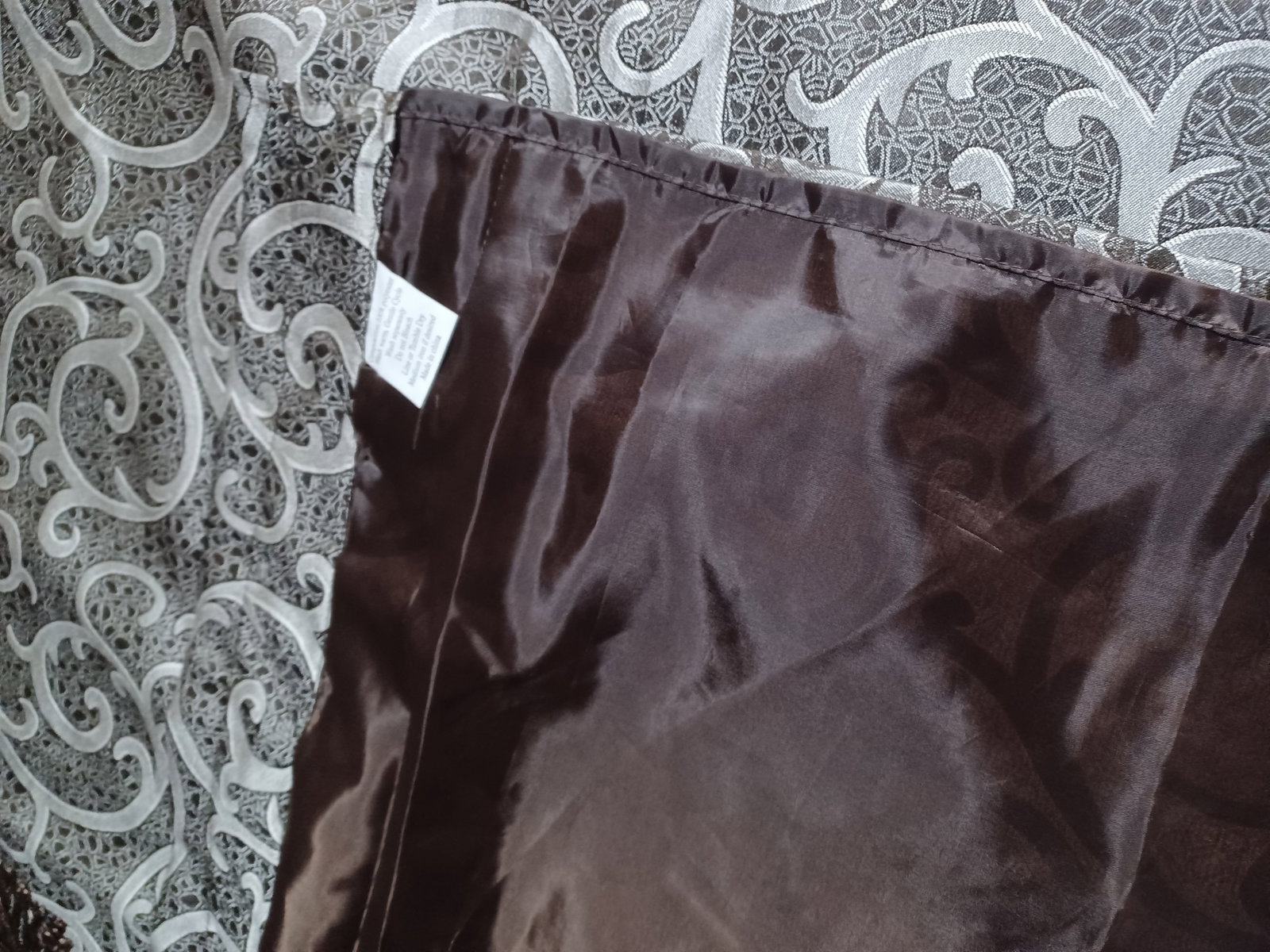Four Ornate Curtain Panels 82 Length - 4