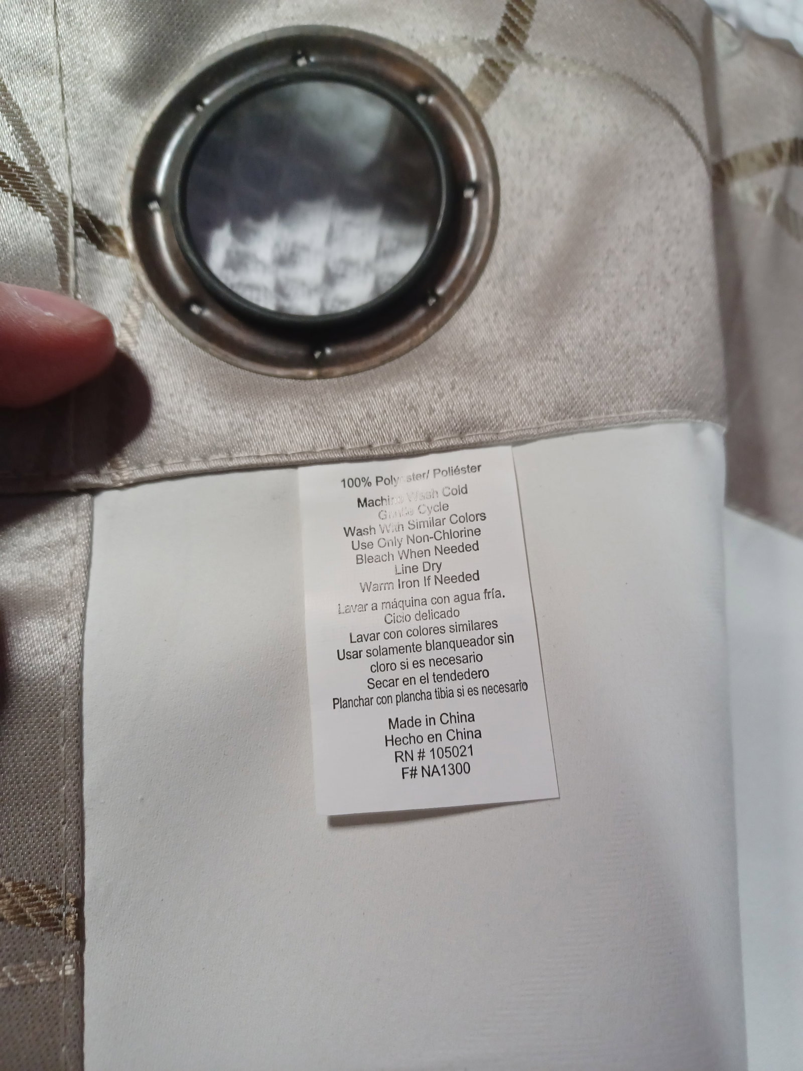Thee Curtain Panels 94 length - 3