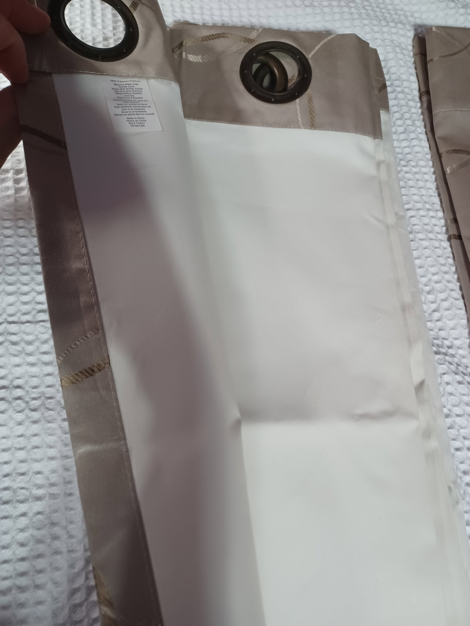 Thee Curtain Panels 94 length - 4
