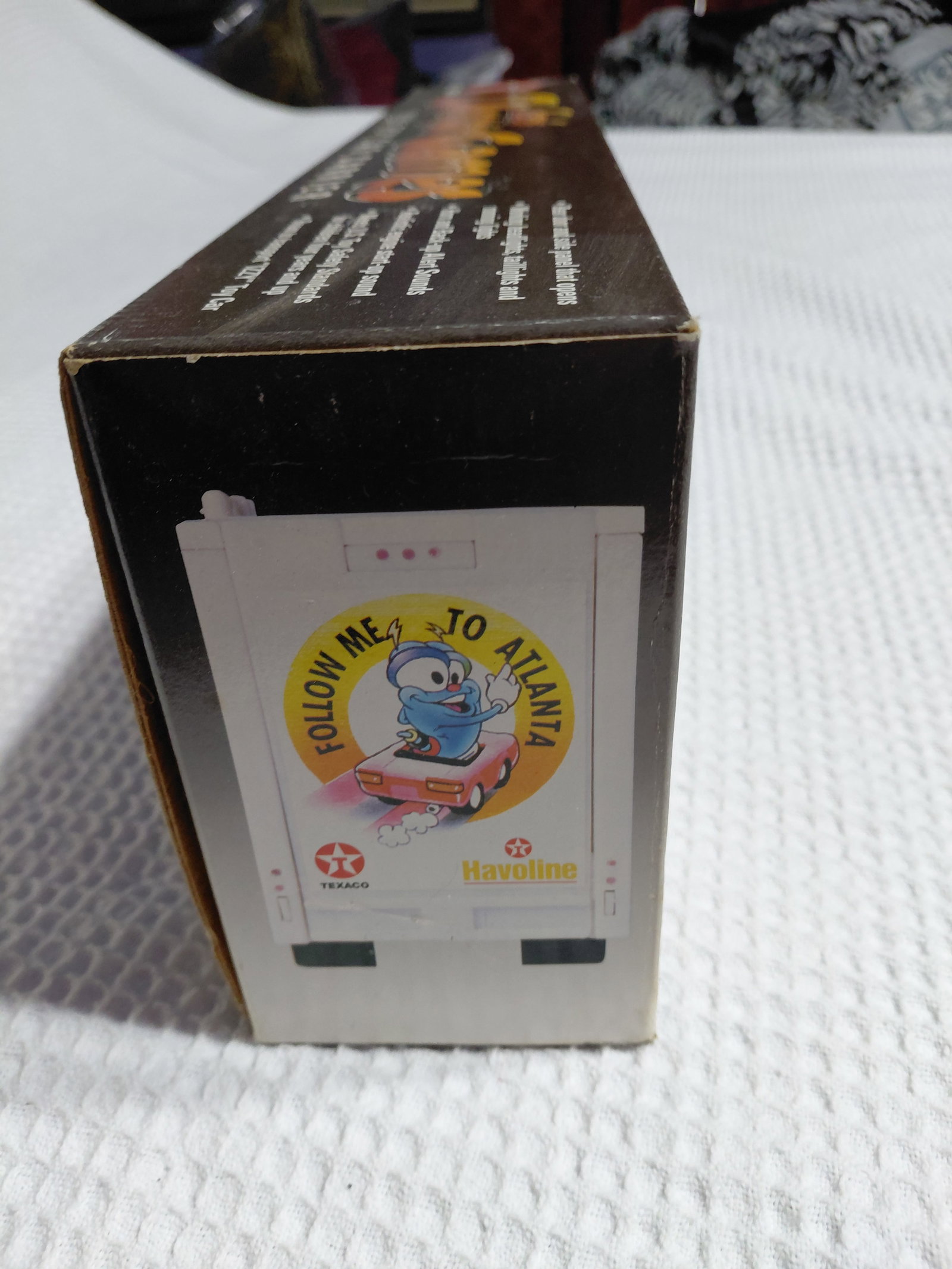 Texaco 1996 Toy Car Carrier / Izzys Olympic Games / Original Box - 5