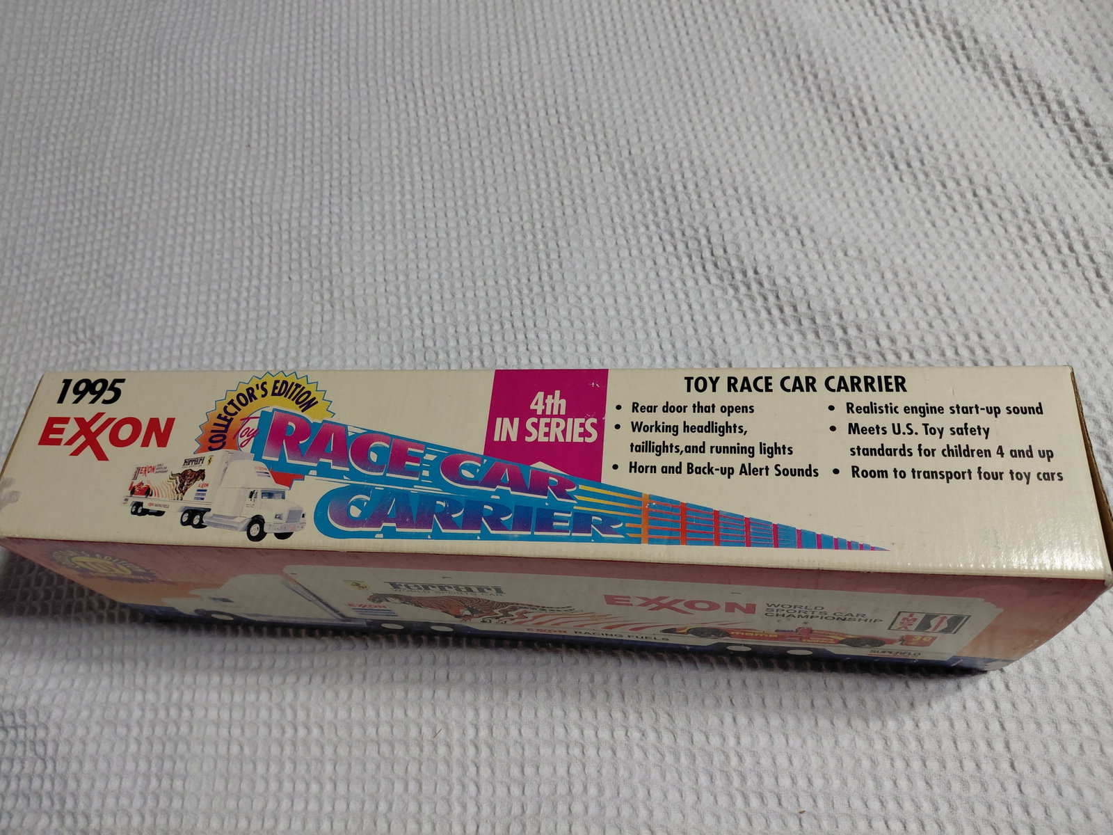 Exxon 1995 Ferrari Racing Car Carrier / Oriinal Box - 4