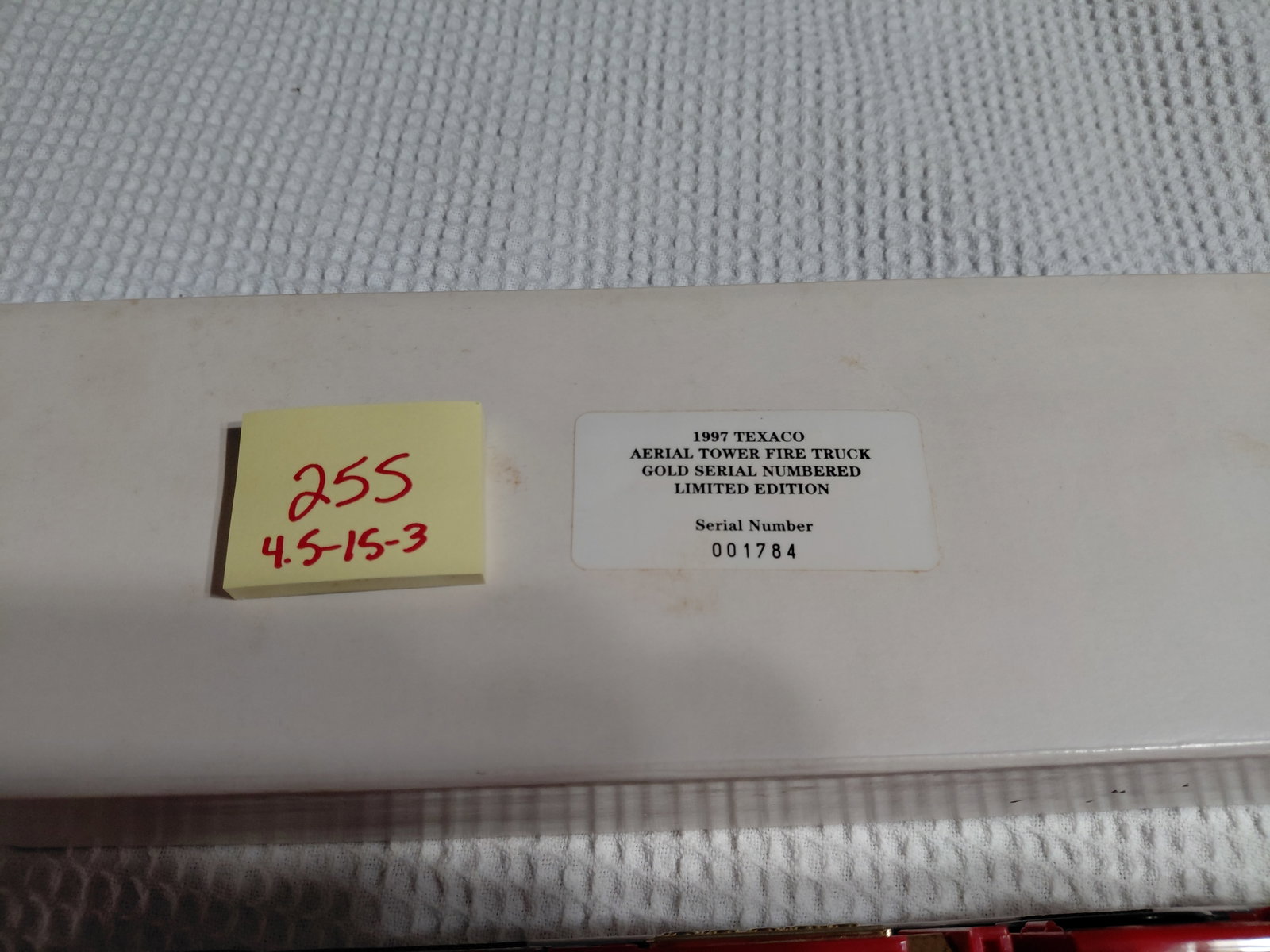 1997 Texaco Tower Fire Truck in Original Box - 2