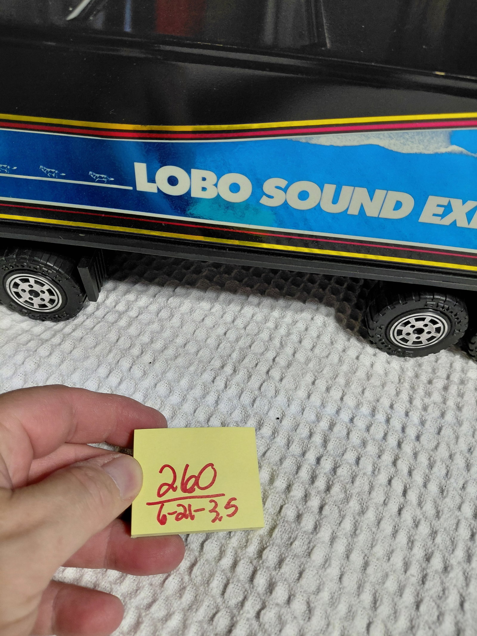 Buddy L / 1983 Lobo Sound Express Semi Truck and Trailer / No Box / Untested - 2