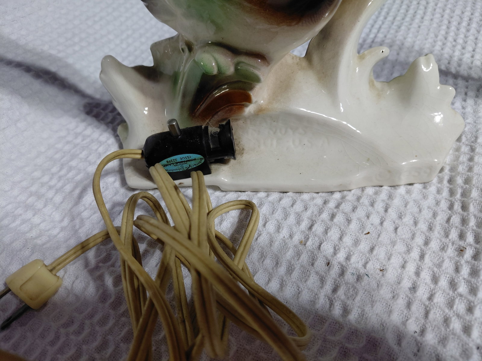 Pair of Mid Century Lane Duck Lamps / One missing Light as seen - 6