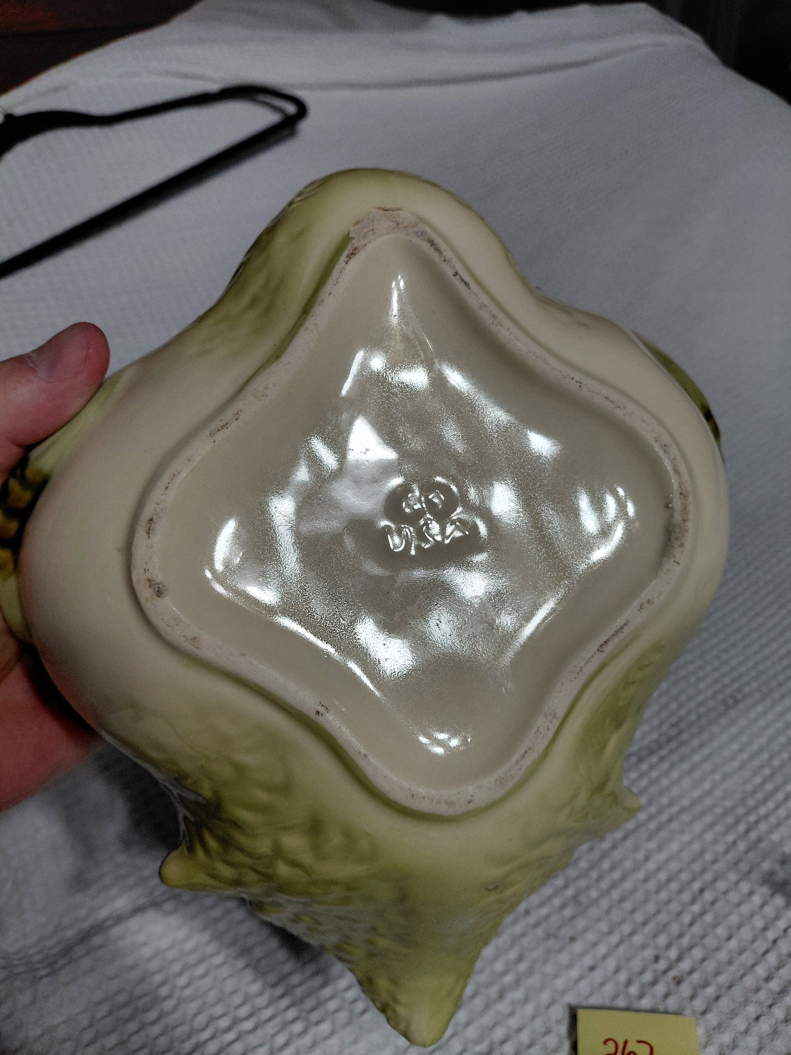 Unique Vintage Mid Century Set USA Pottery Swan and Babies Planter - 6
