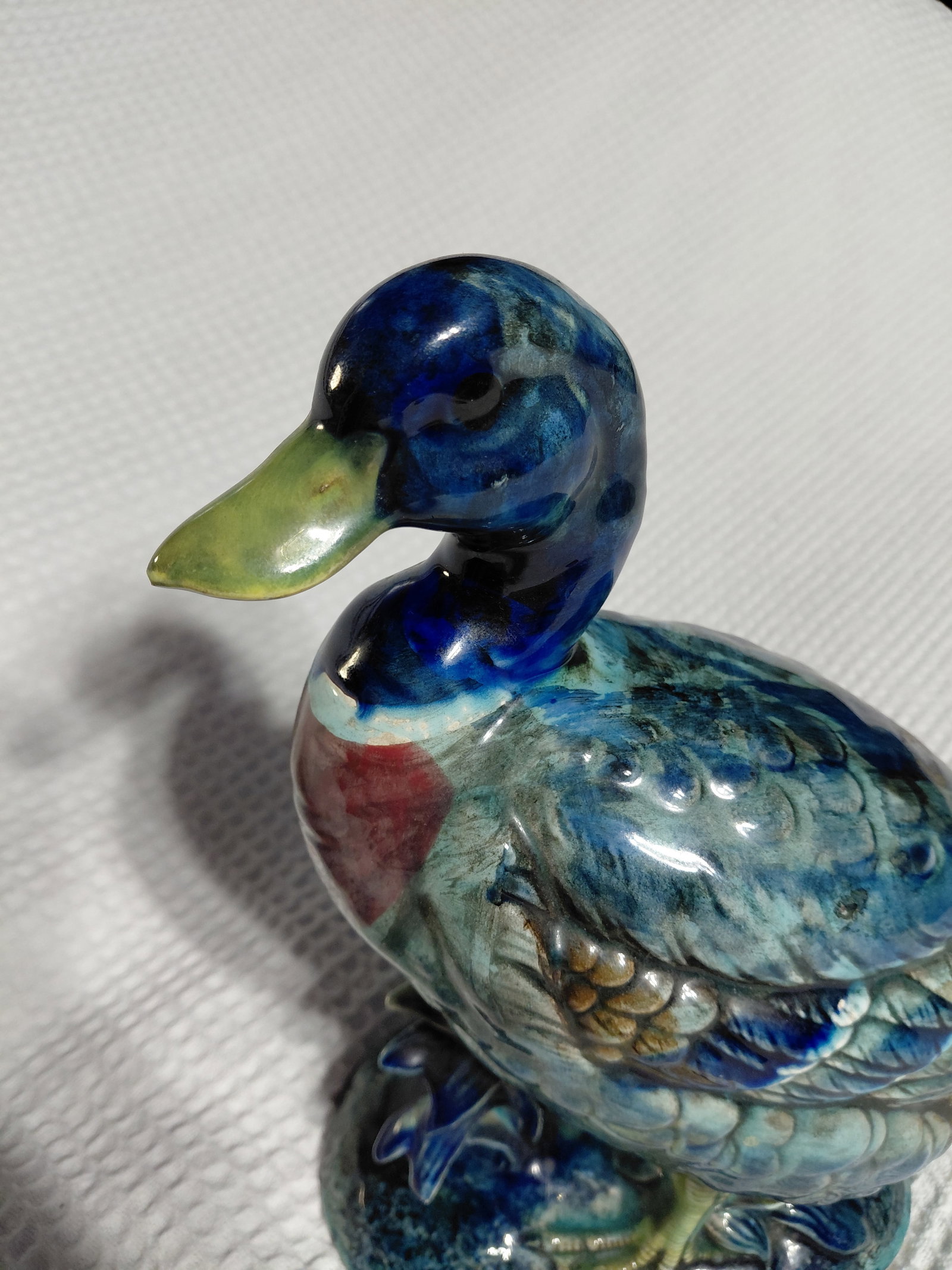 Large Vintage Beautiful Duck Statue - 3