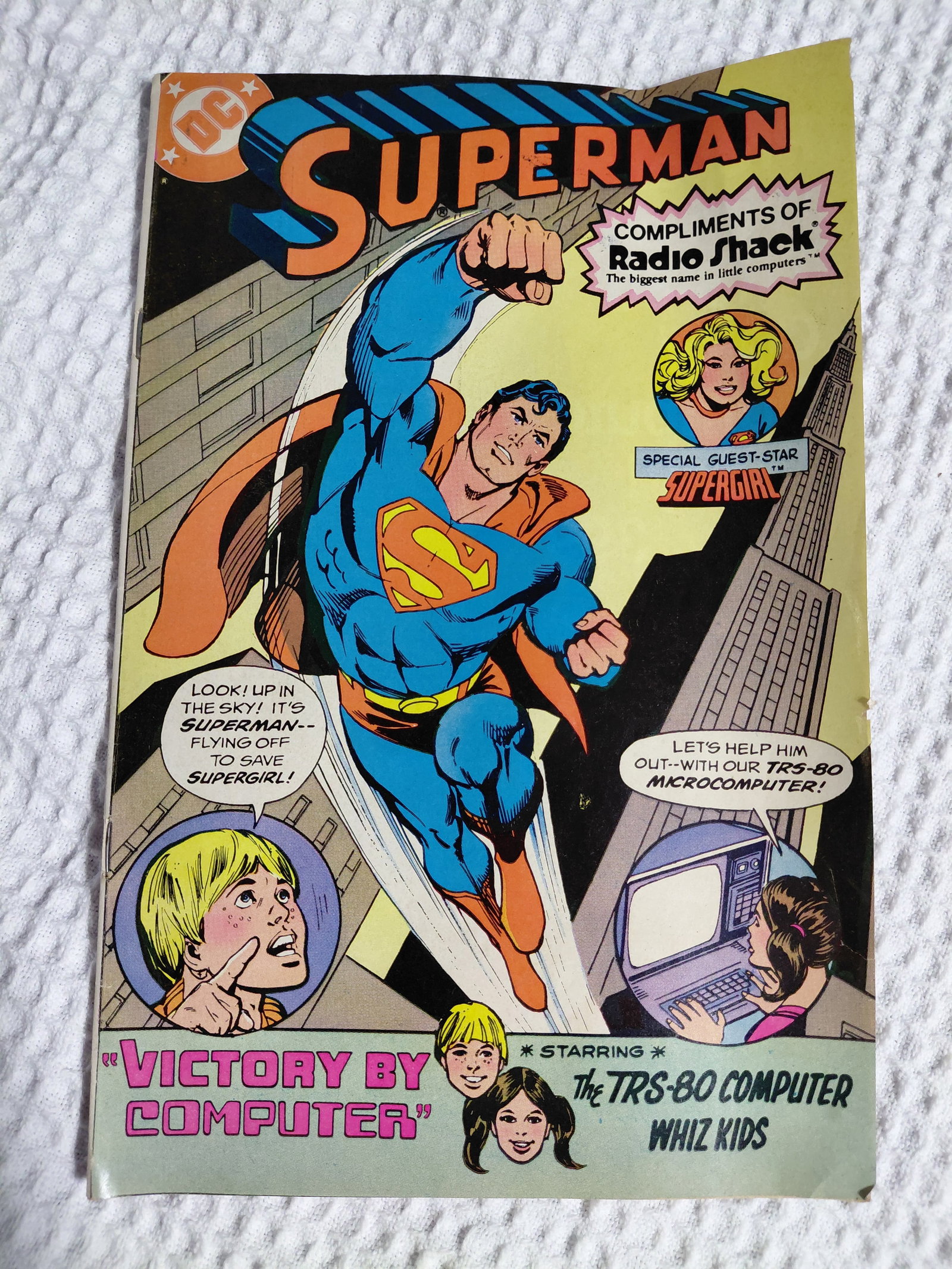 Vintage Superman Comic / Radio Shack Promo / As seen (1 of 10)