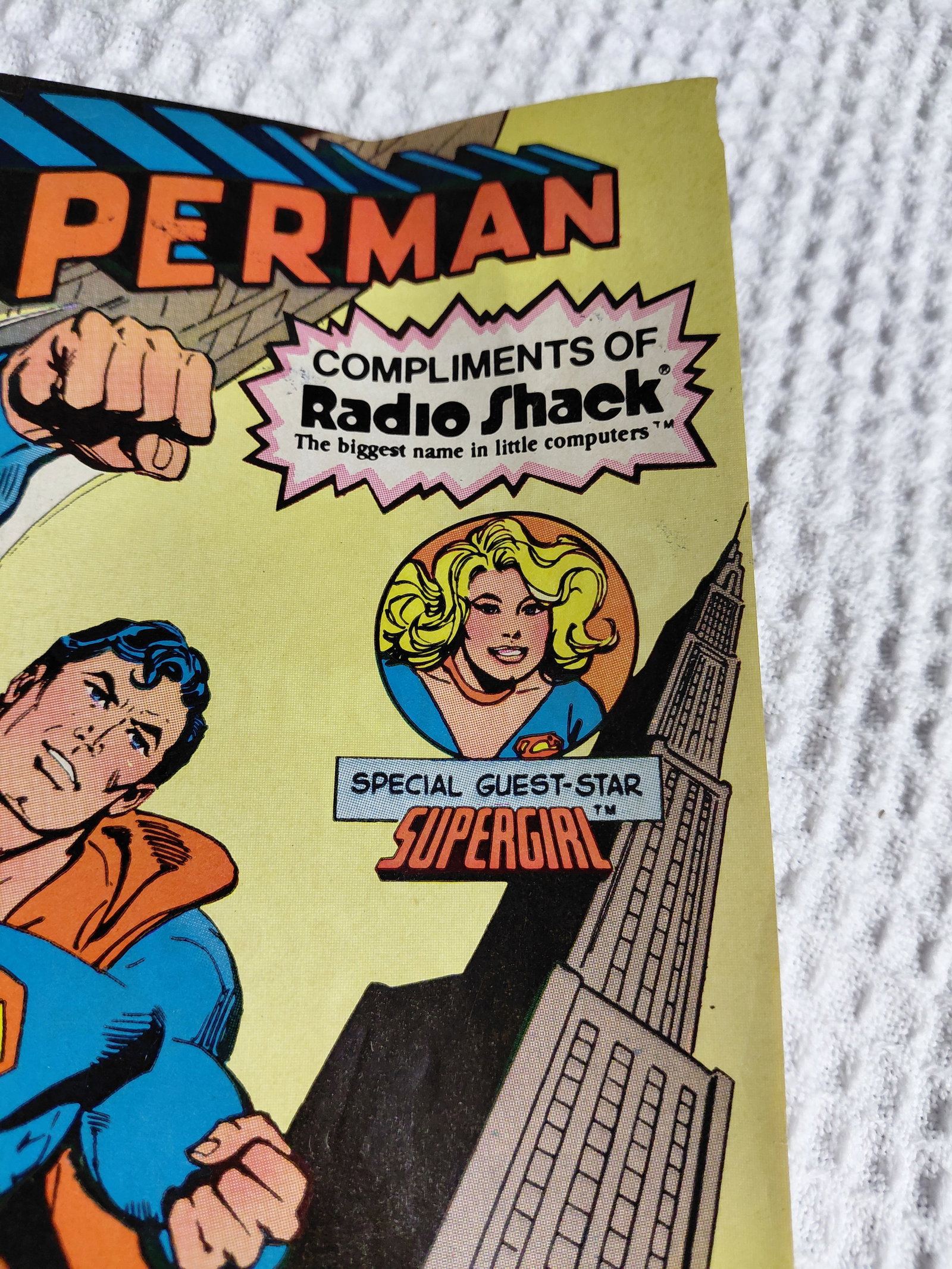 Vintage Superman Comic / Radio Shack Promo / As seen - 3