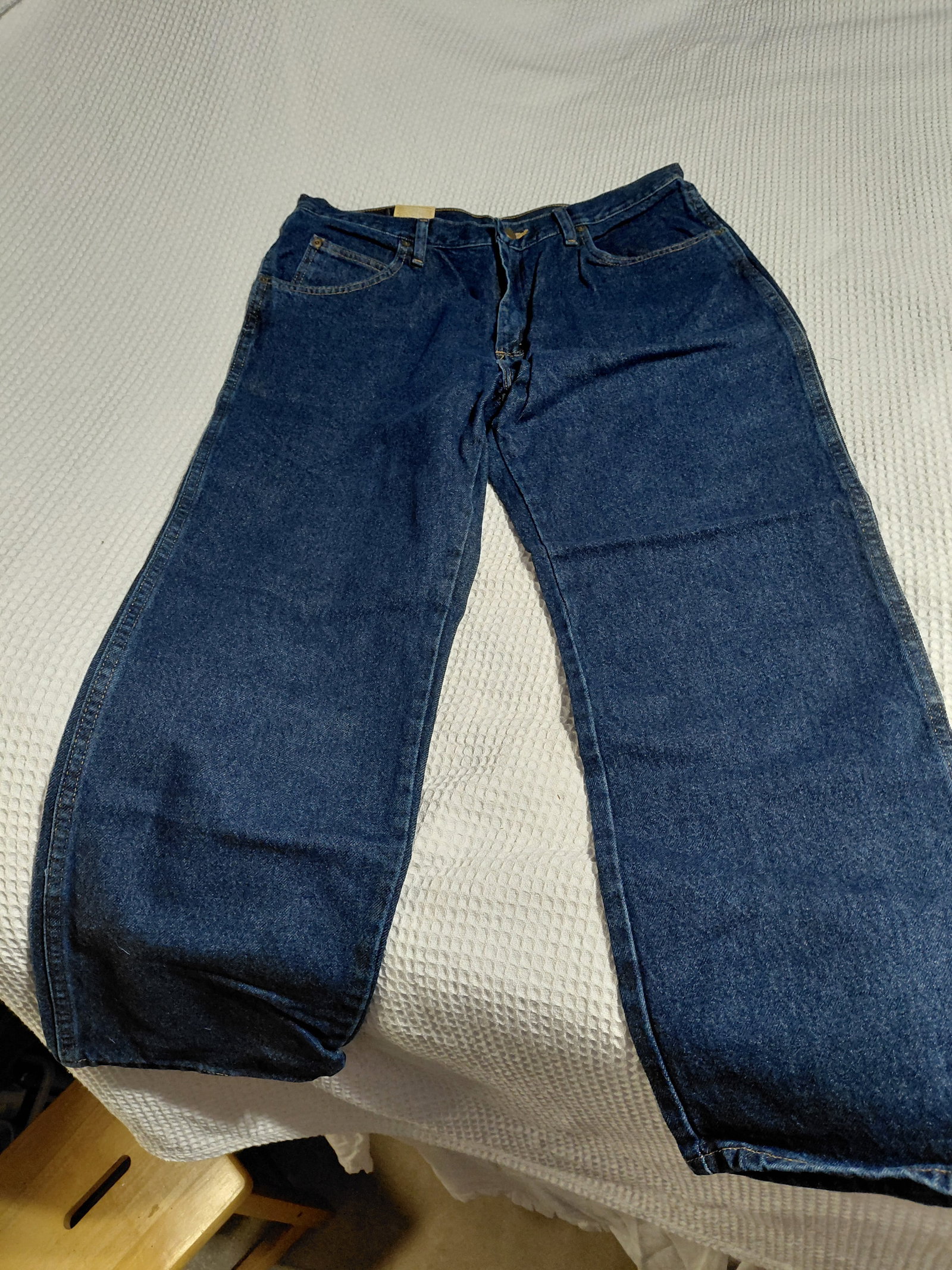 NEW Wrangler Mens Denim Blue Jeans / 36x30 / Regular Fit - 5