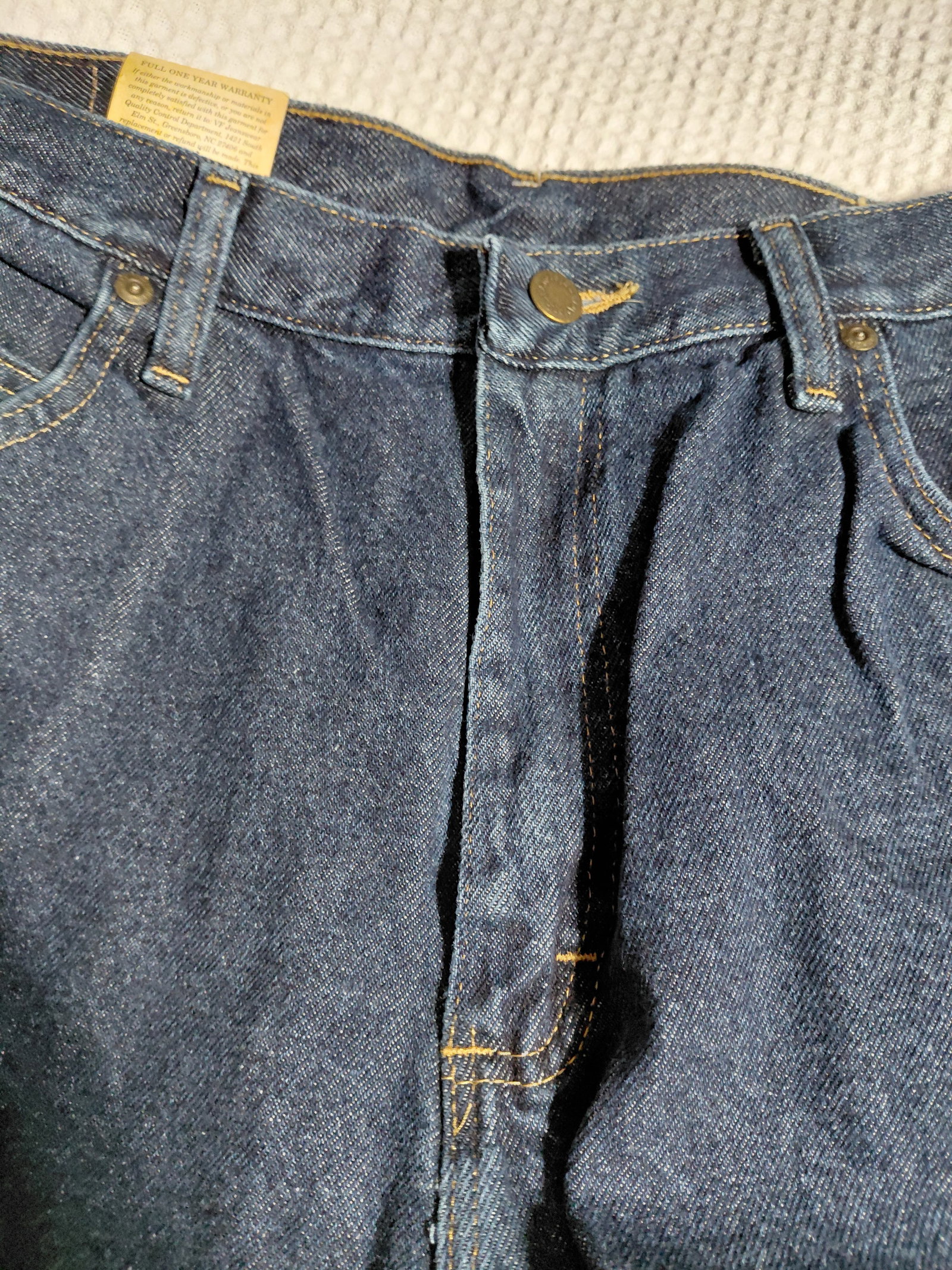 NEW Wrangler Mens Denim Blue Jeans / 36x30 / Regular Fit - 6