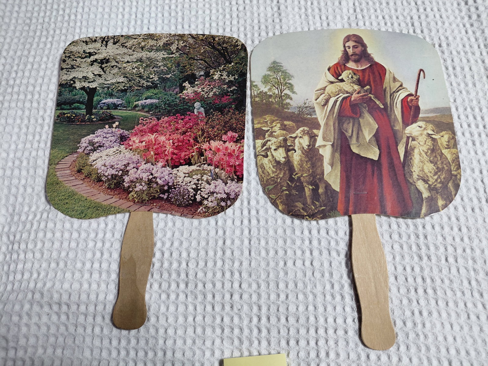 Pair of Vintage Advertising Fans (1 of 5)