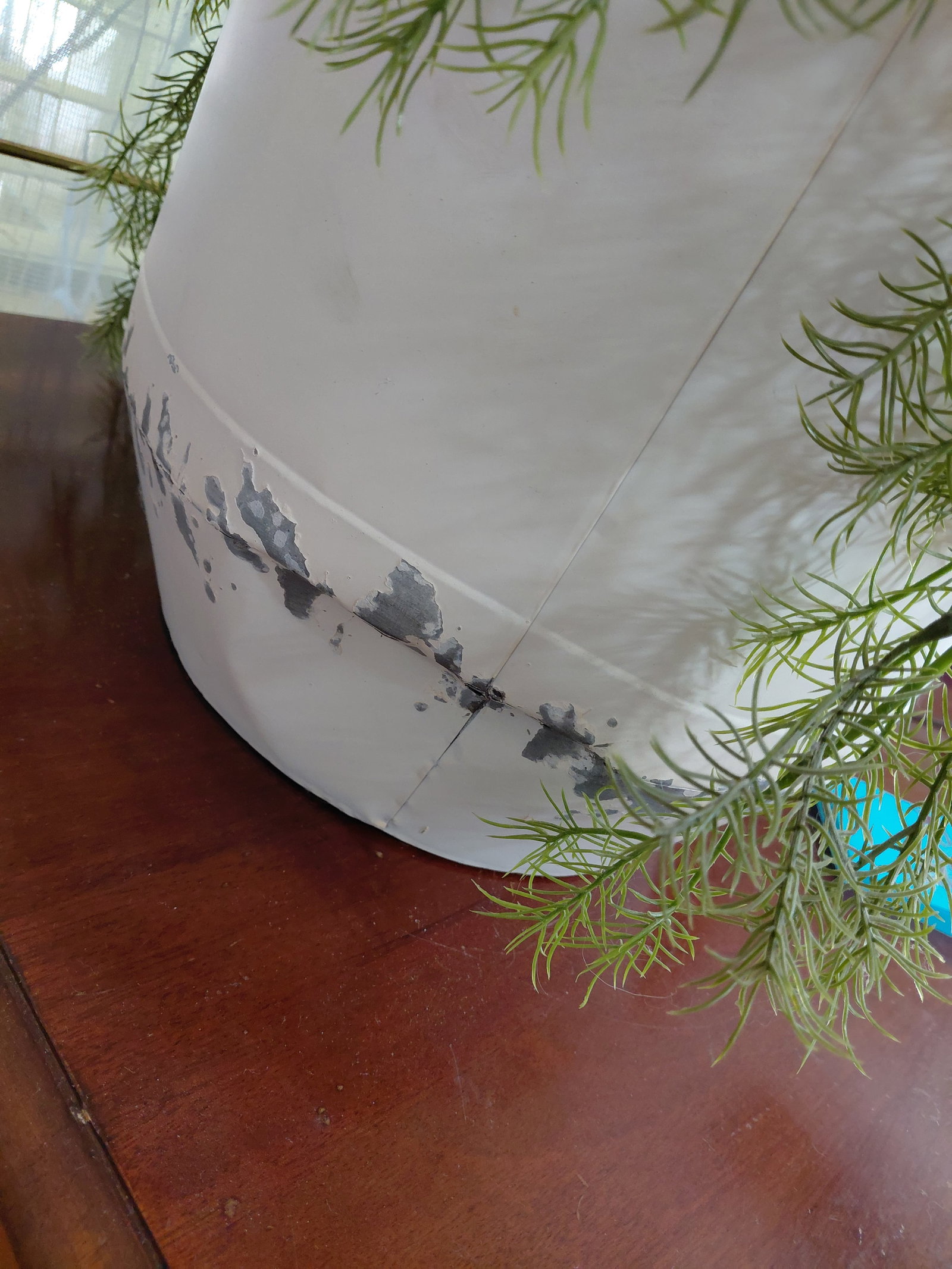 Metal Farmers Market Barrel with Greenery and Bird D?cor - 7