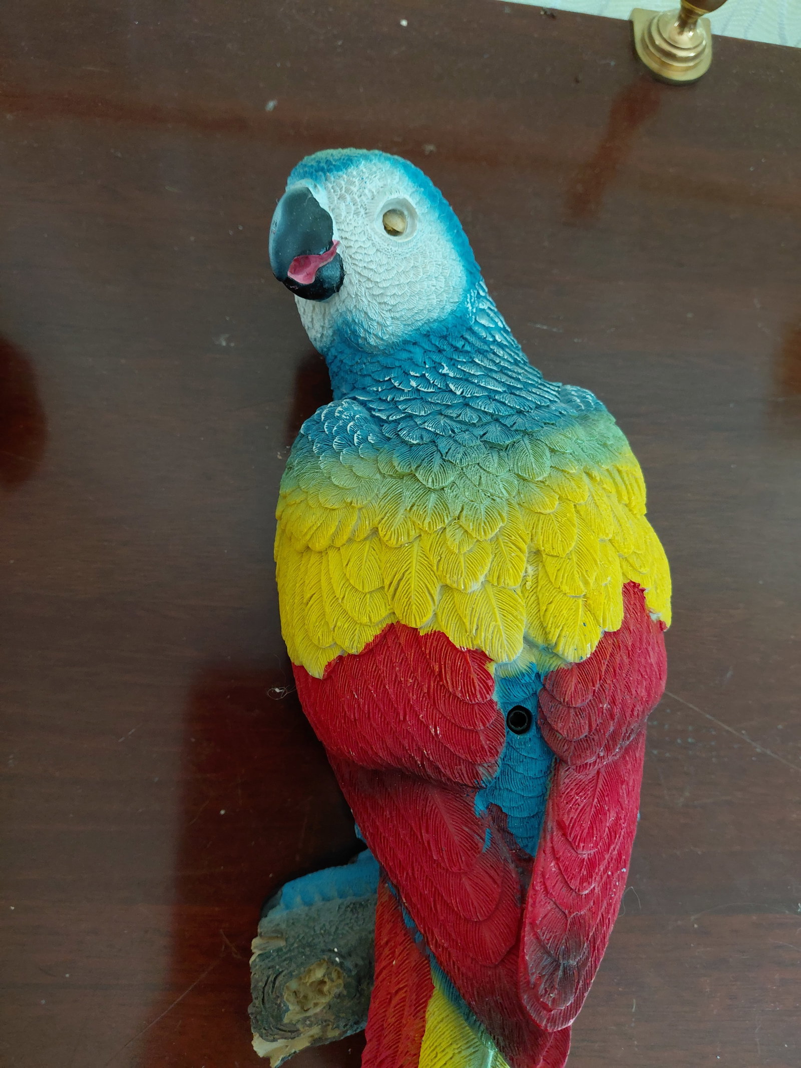 Pair of Wall Figure Parrots / One is motion sensor and untested - 5