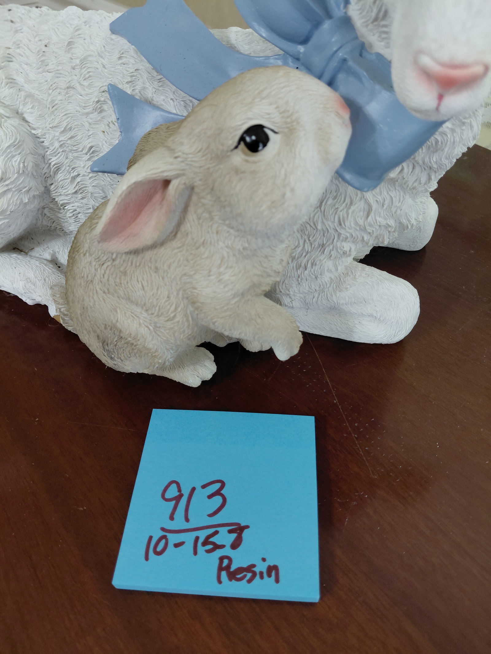 Lamb & Bunny Rabbit Statue - 2