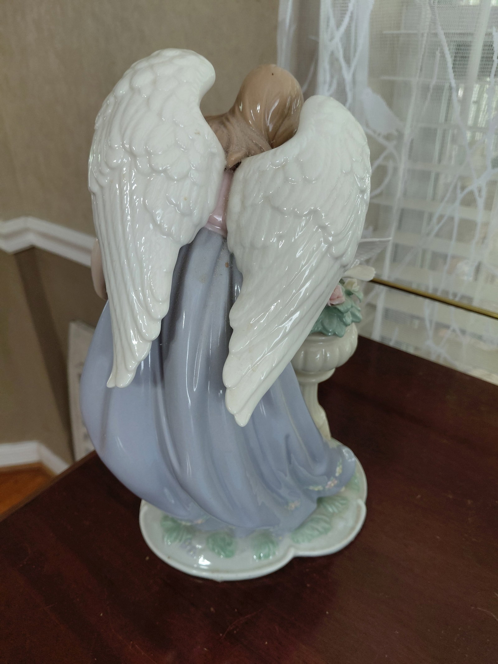 Beautiful Porcelain Angel Statue - 6
