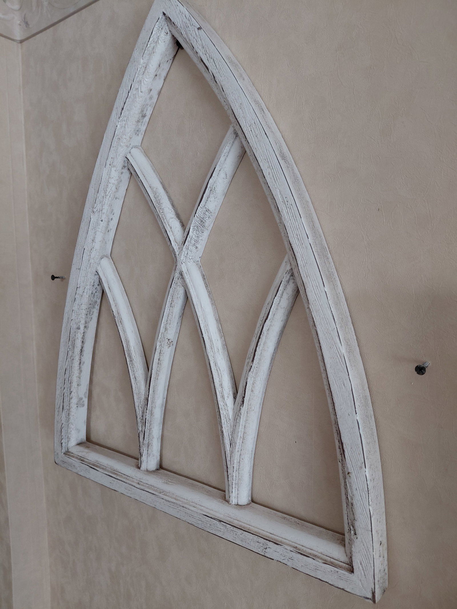 Arched Distress Country Farmhouse Wall Art / Resin Wood - 2
