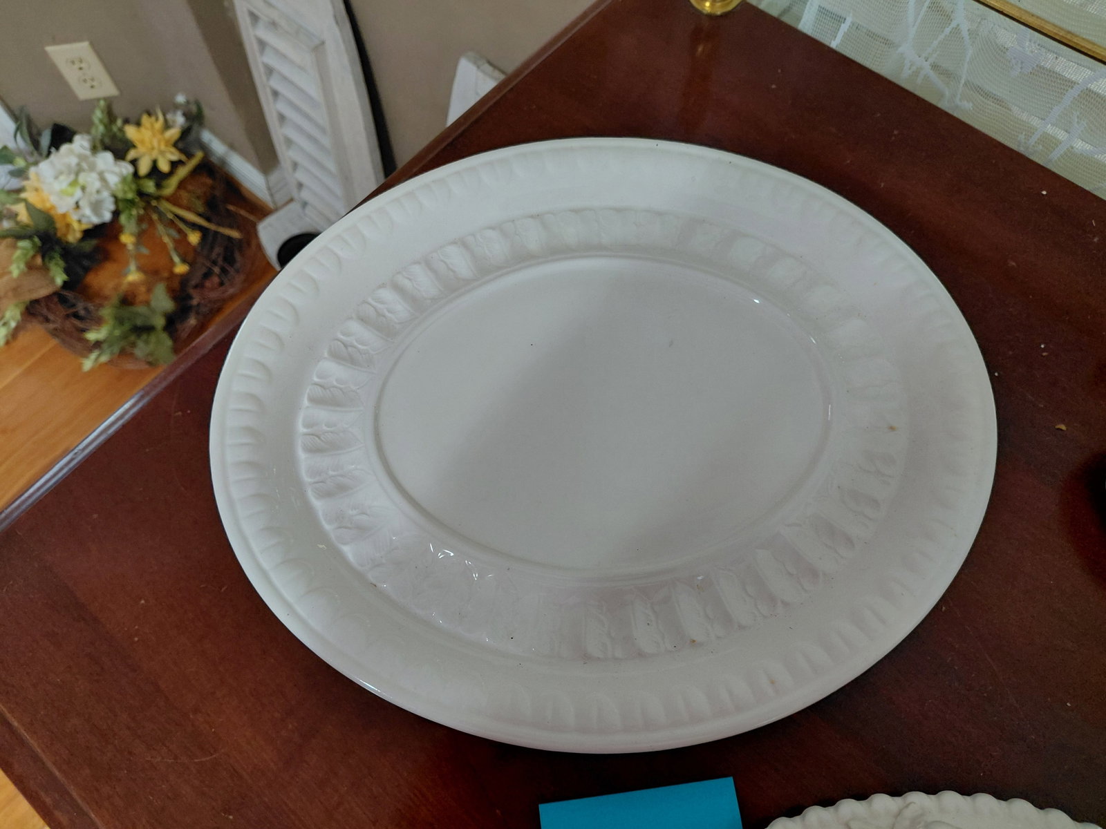 Ornate Soup Tureen With Lid, Laddel & Drip Platter - 7