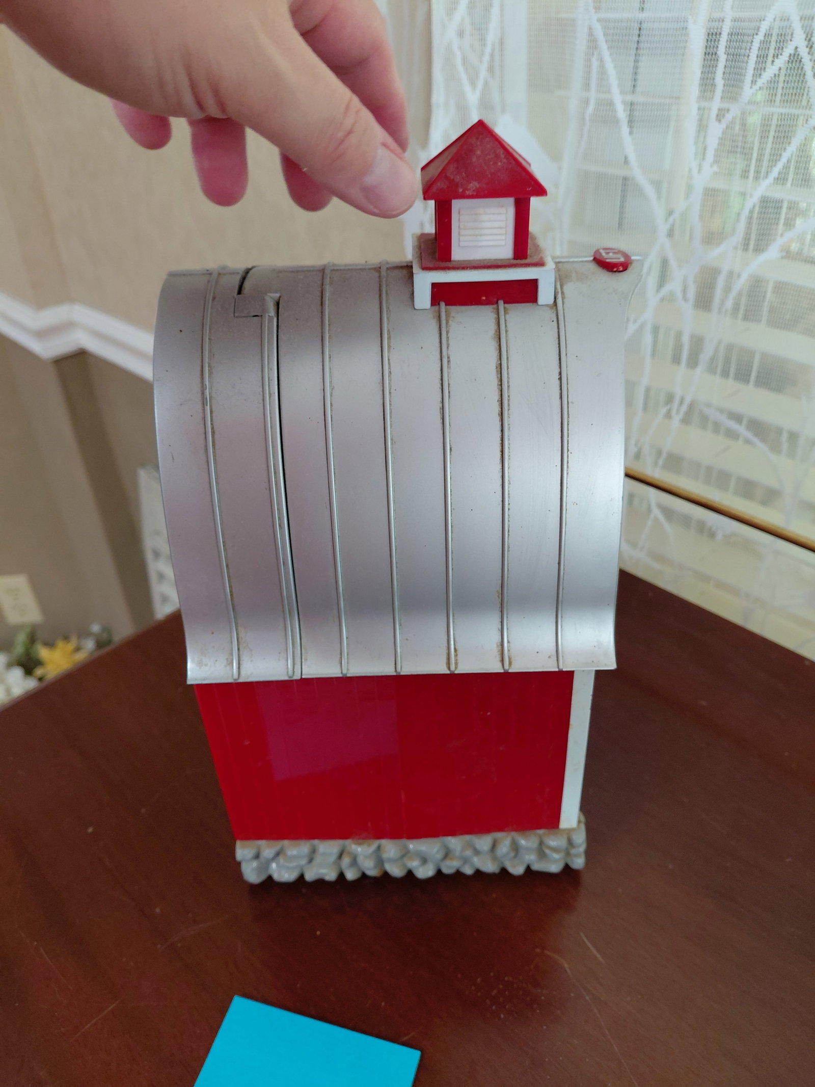 Cookie Barn Cookie Jar/ Makes noises when opened/ working - 7