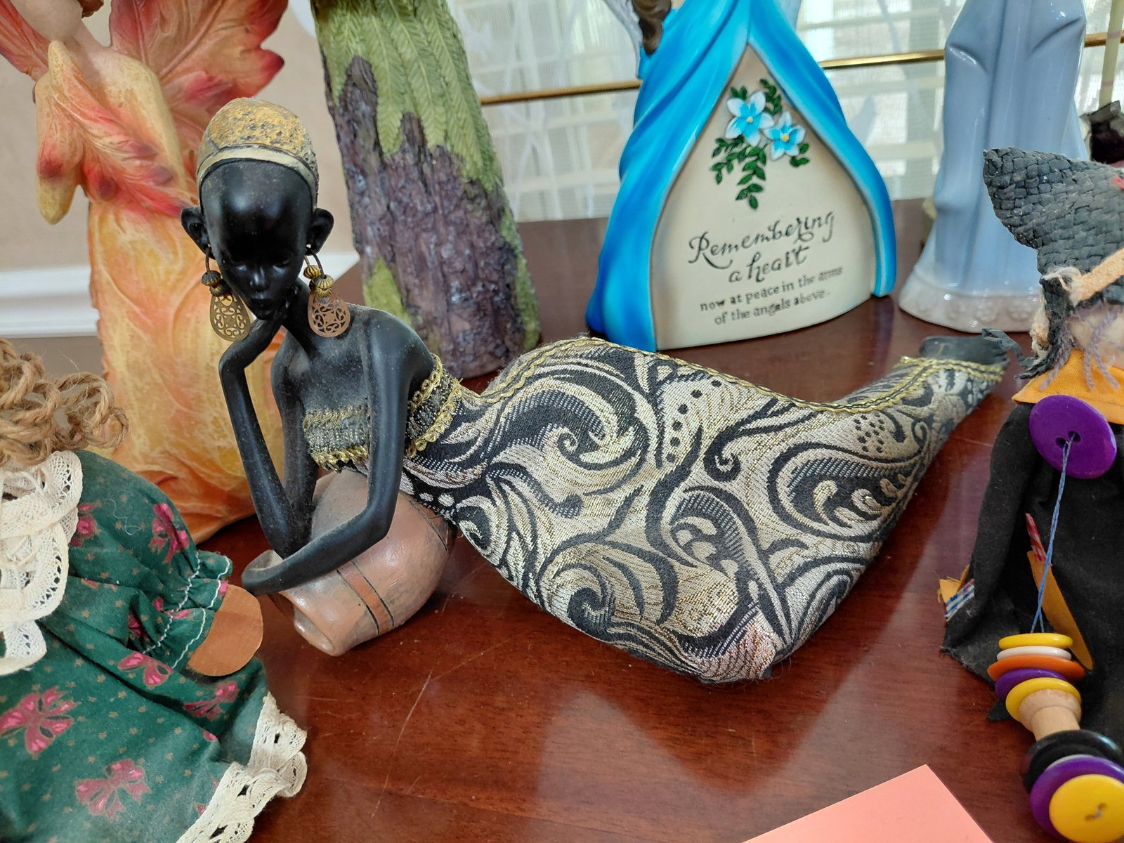 Large Women & Angels Statue Lot - 2