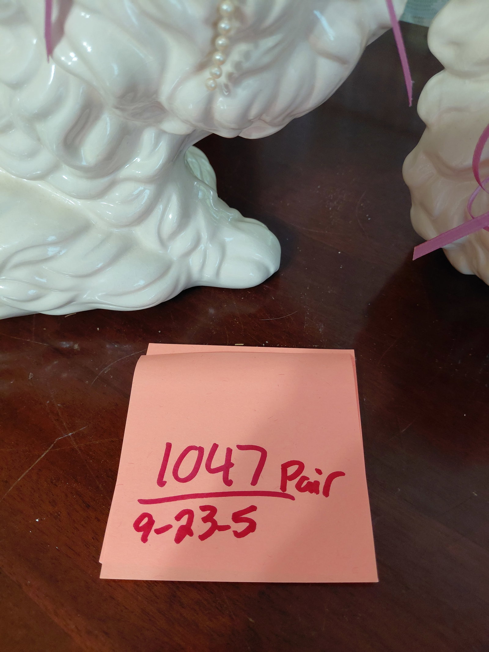 Pair of Ceramic Persian Cat Statues - 2
