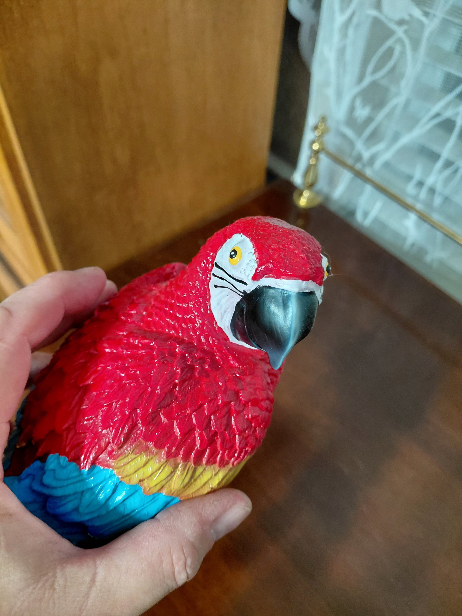 Resin Parrot Wall Statue - 4