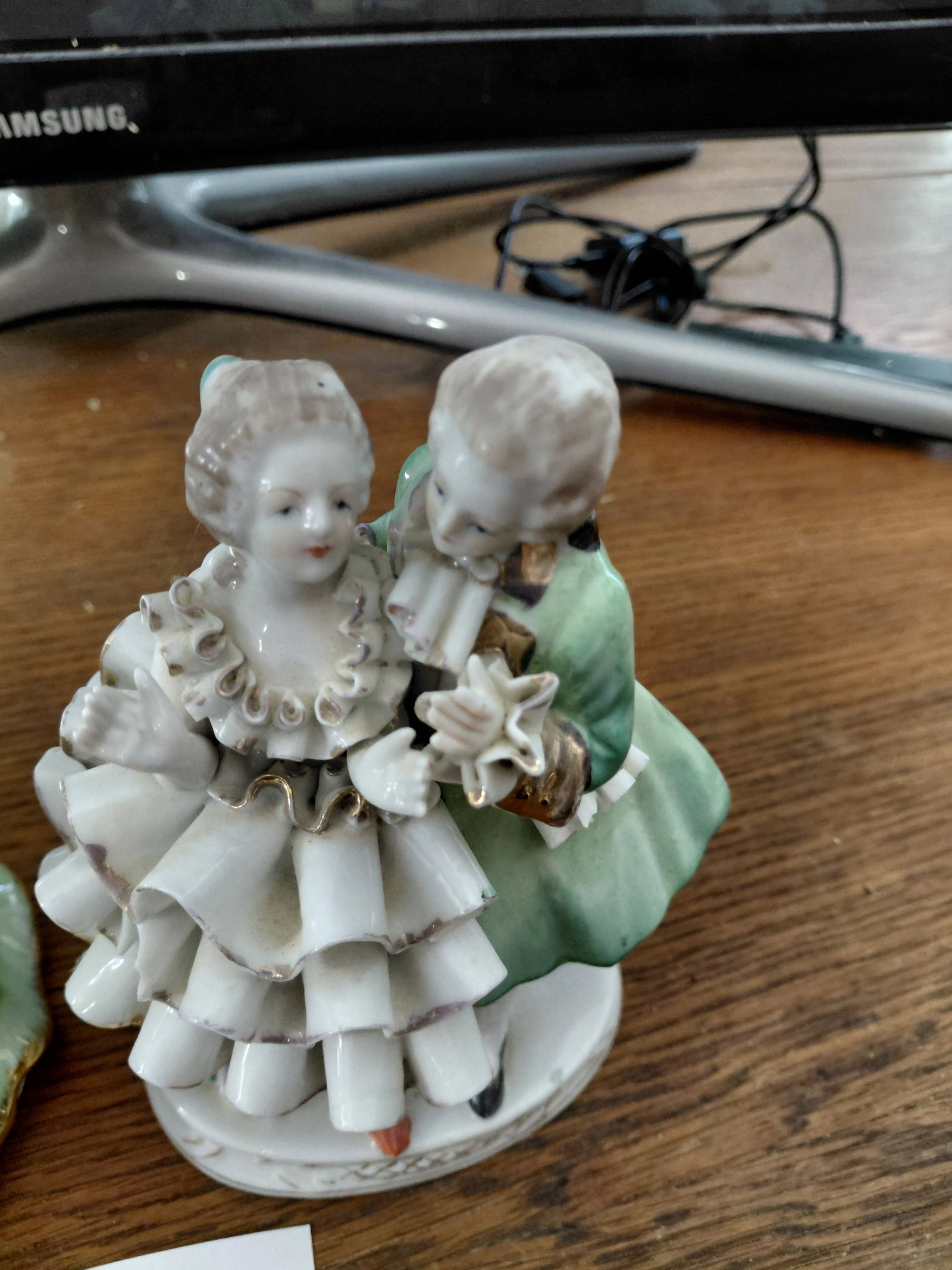 Pair of Porcelain Statues - 4