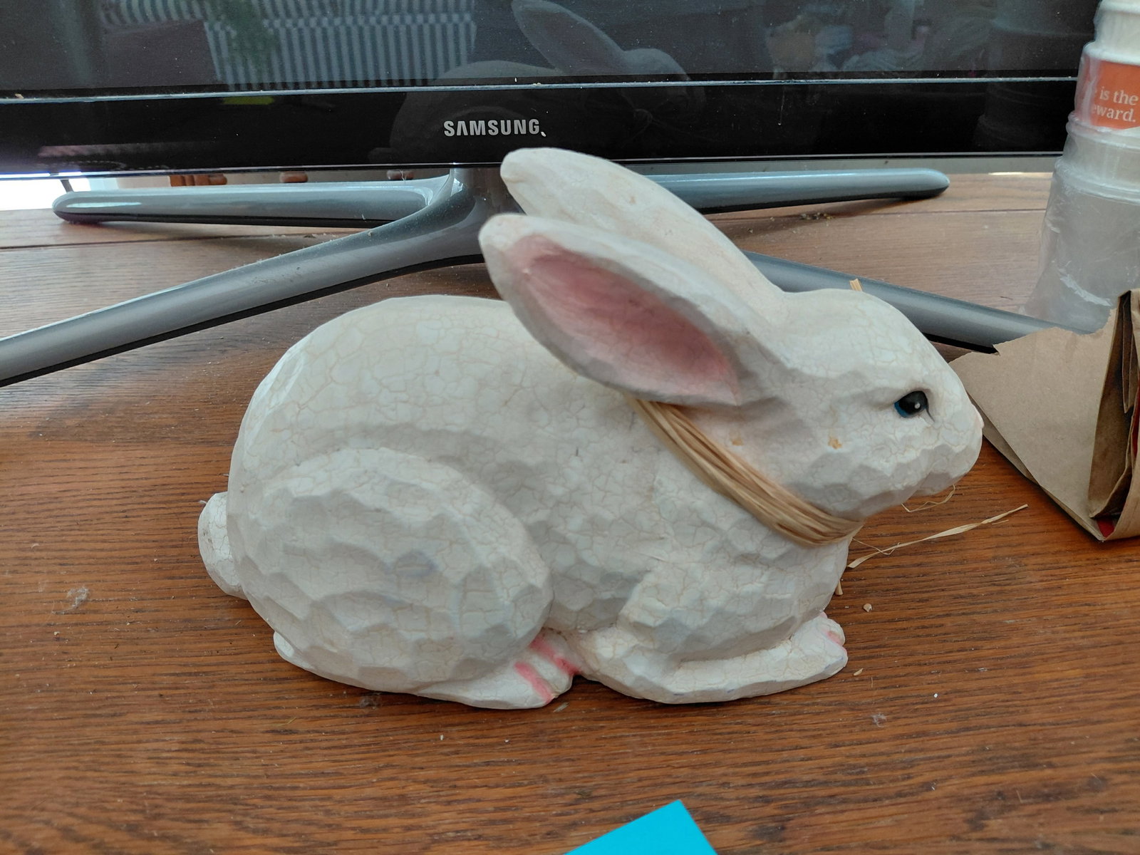 Bunny Resin Statue - 4