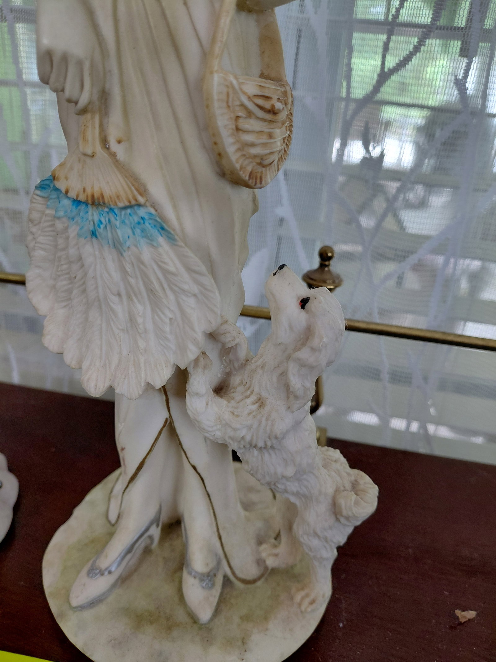 Pair of Large Resin Statues / Ladies - 4