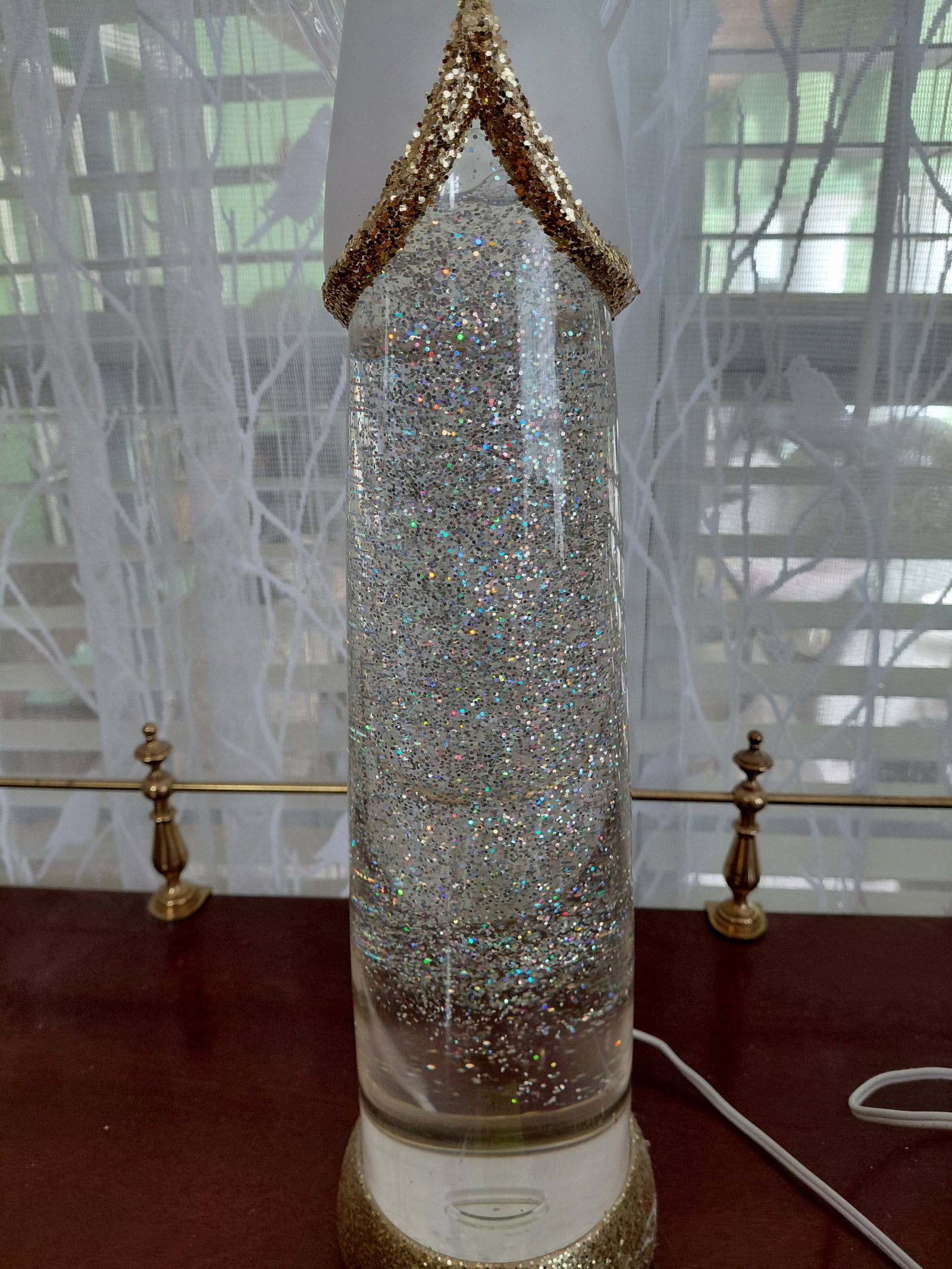 Large Angel Snowglobe / Would not power up/ may need new fuse / as seen - 4