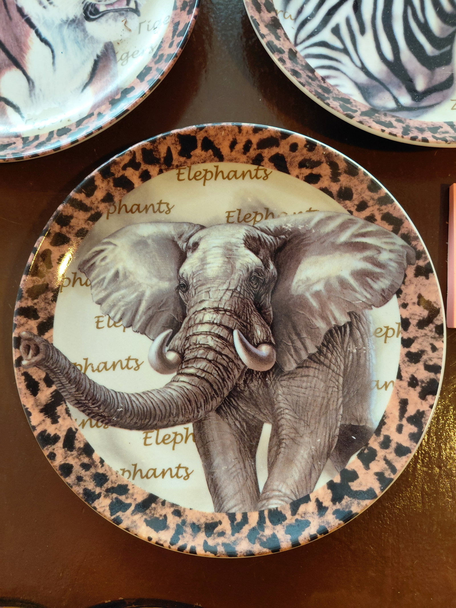 Lot of 3 Jungle Decorative Plates - 4
