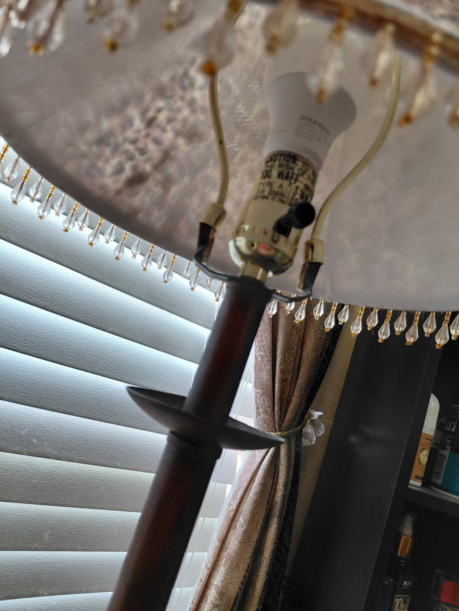 Elephant Lamp with Cheetah Print Shade - 5
