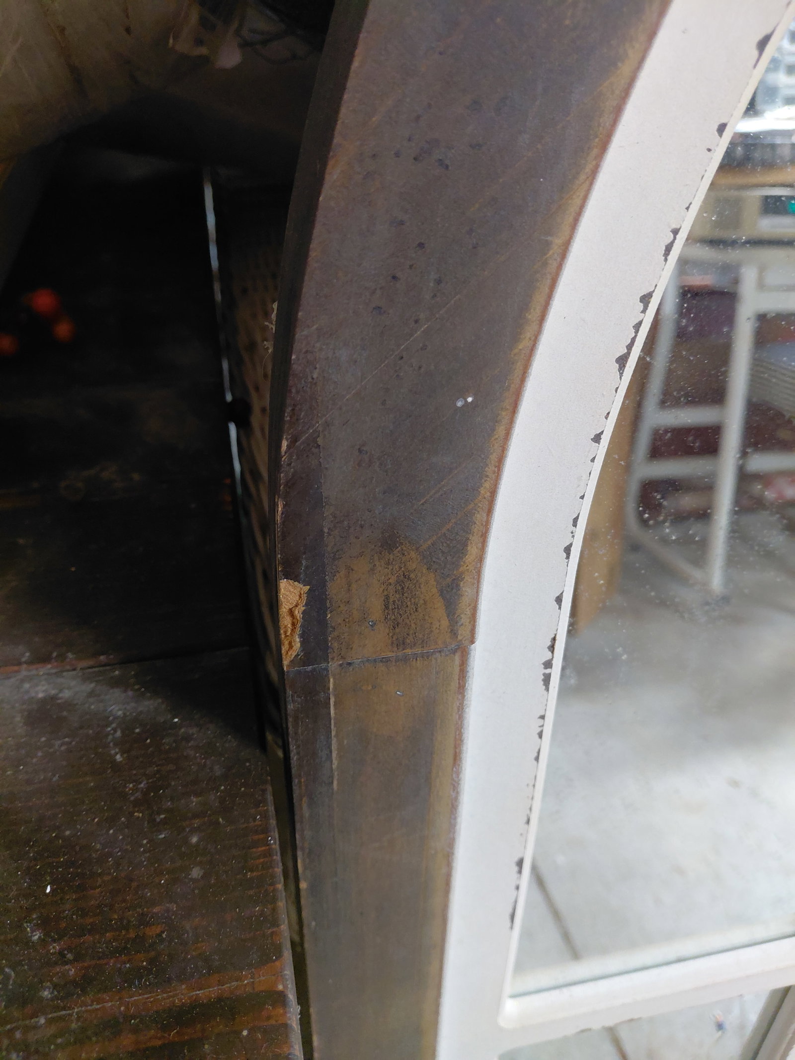 Large Country Farmhouse Arched Mirror - 8