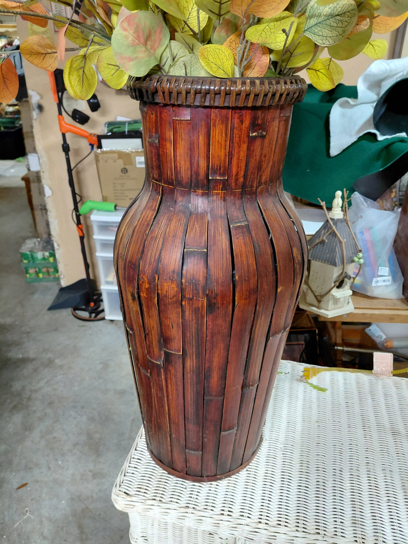 Large Vase with Flowers as seen - 3