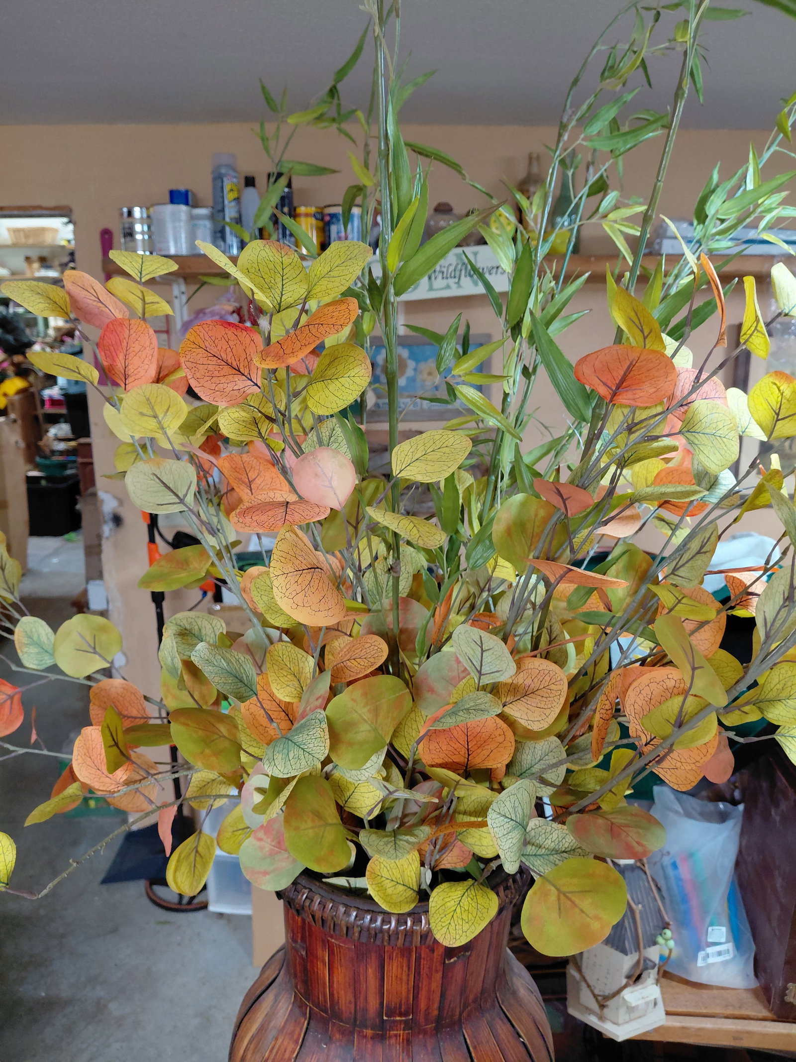 Large Vase with Flowers as seen - 4