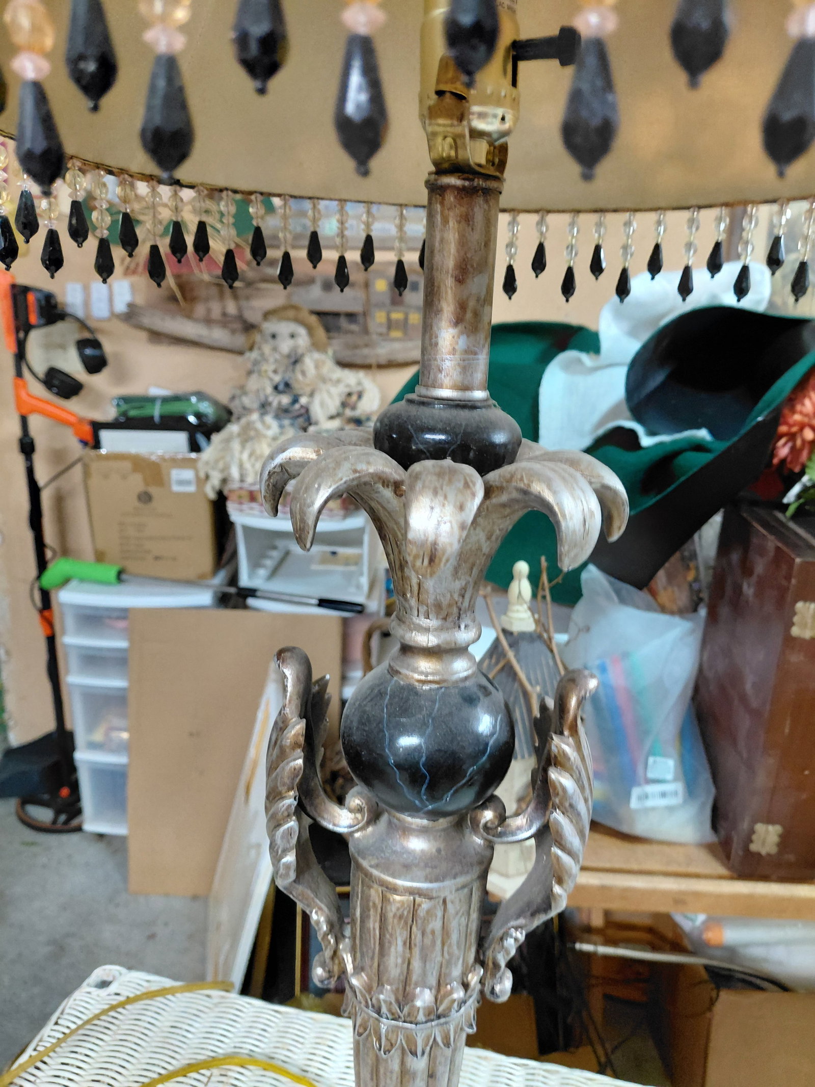 Tall Ornate Lamp - 4