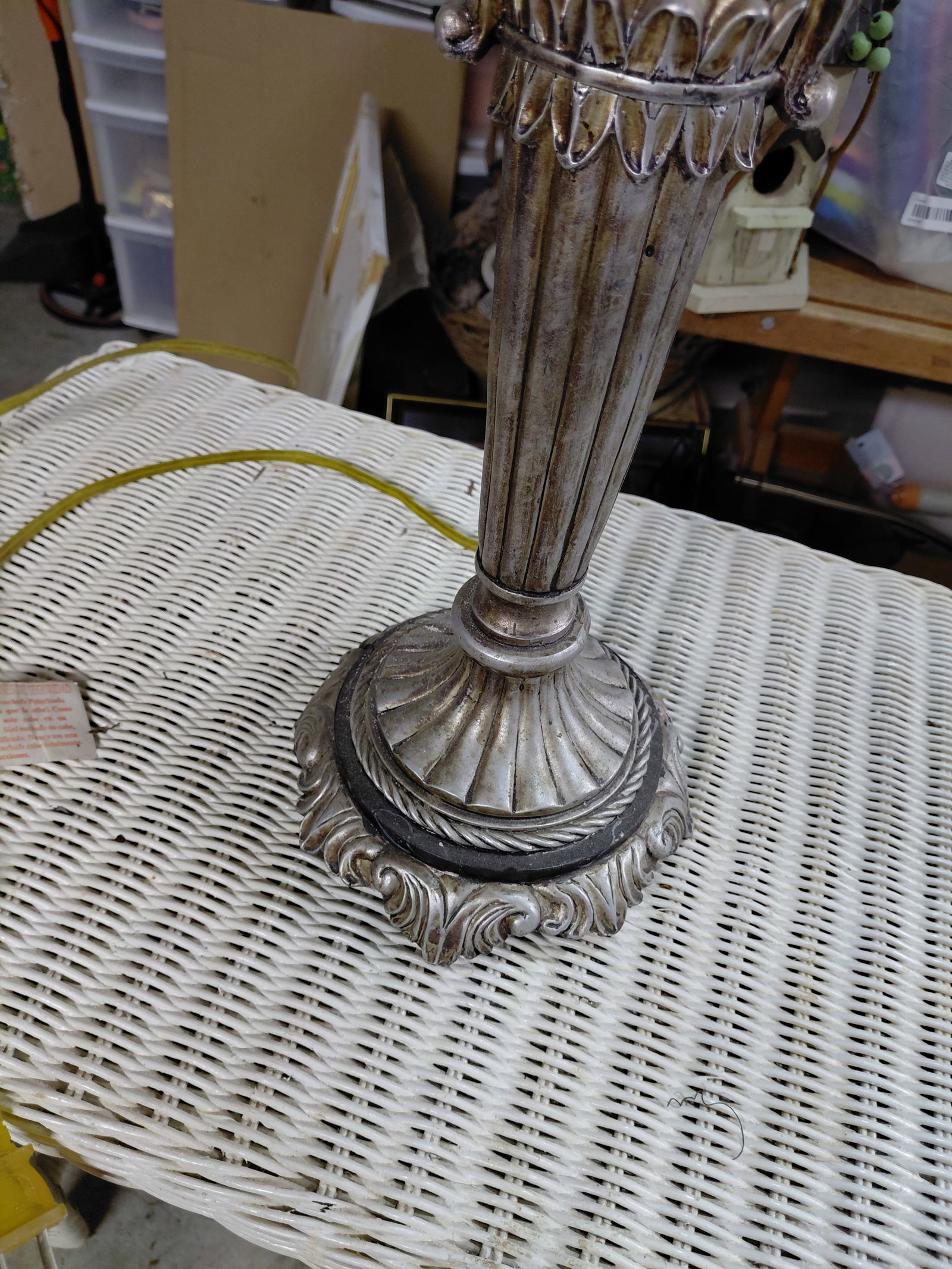 Tall Ornate Lamp - 5