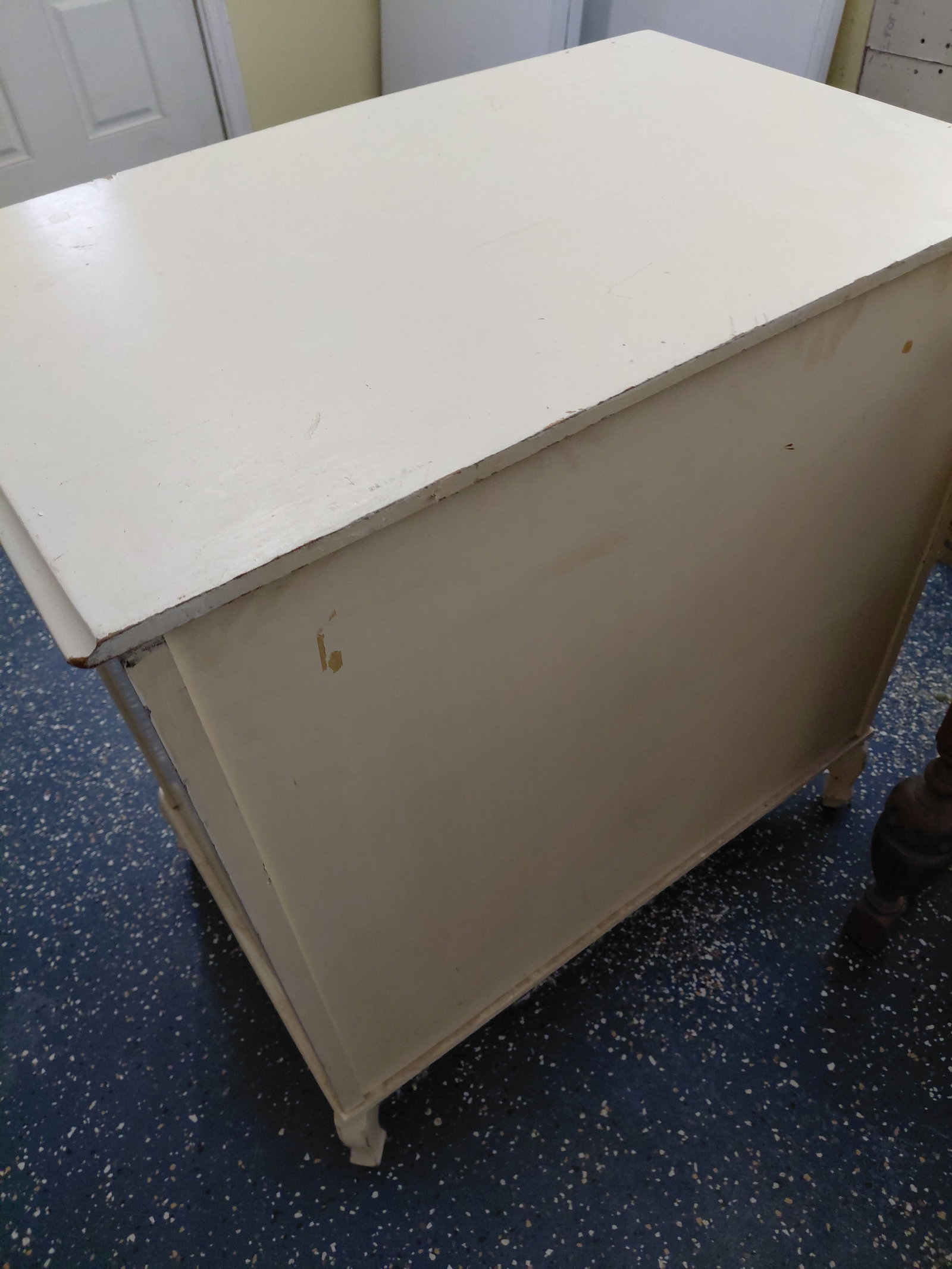 Vintage French 5 Drawer Chest - 9